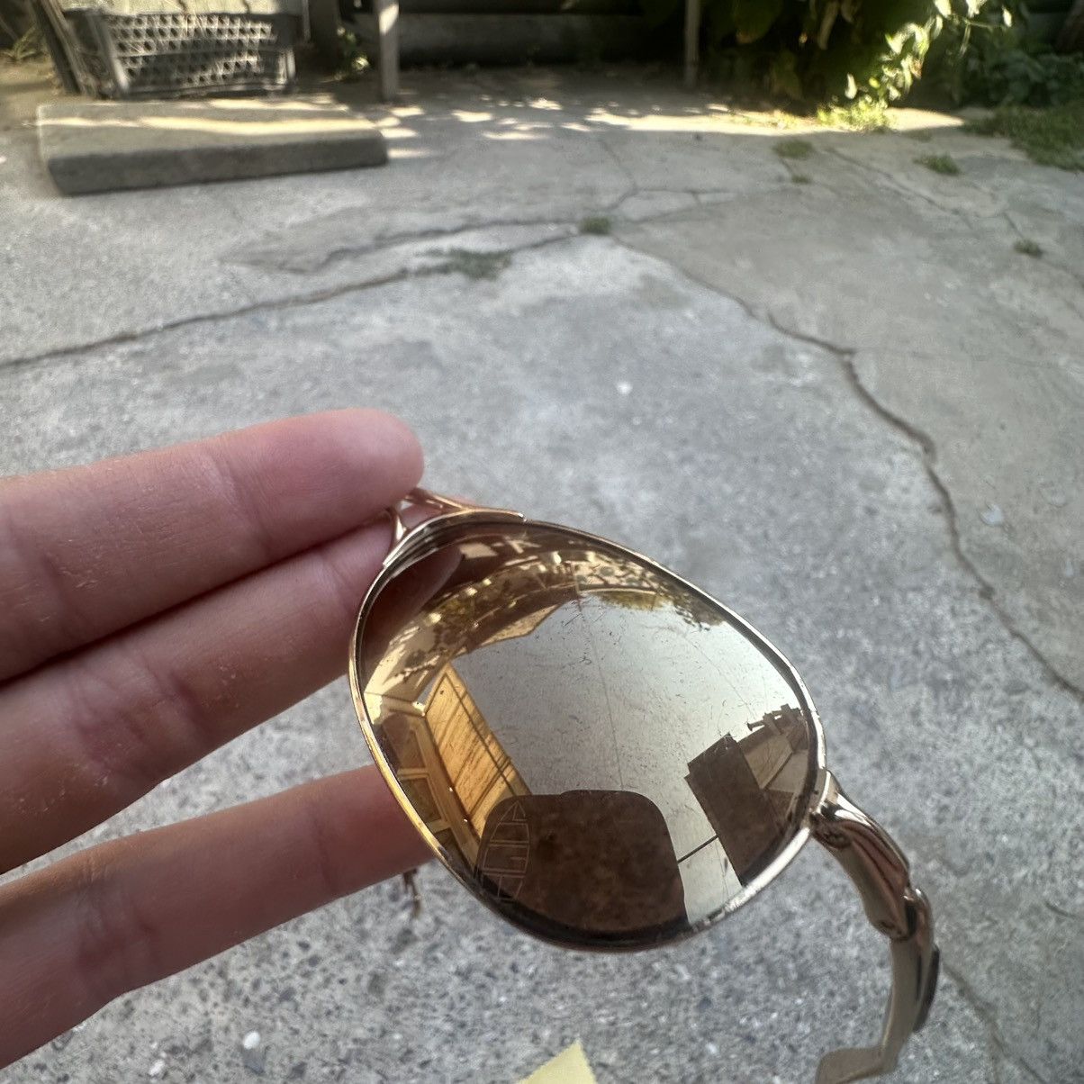 Oakley 2006 Oakley Crosshair S Gold Sport sunglasses vintage 00 Size ONE SIZE - 9 Thumbnail