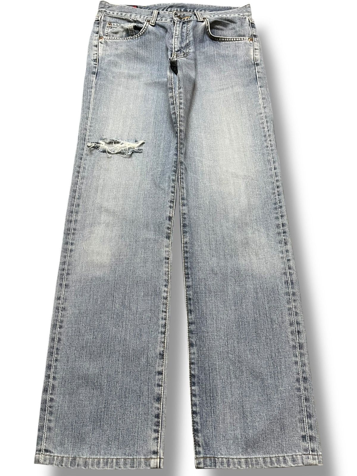 Vintage Edwin 503zz Faded Distressed Denim