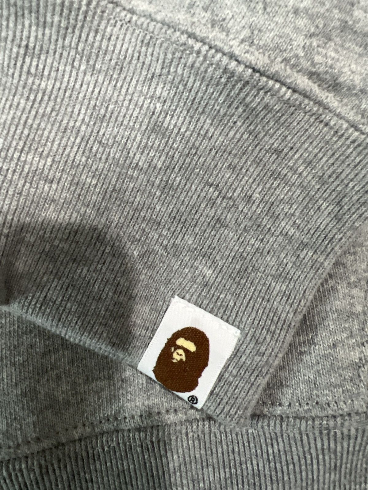 Bape GREY BAPE FULL ZIP HOODIE Size US L / EU 52-54 / 3 - 10 Thumbnail