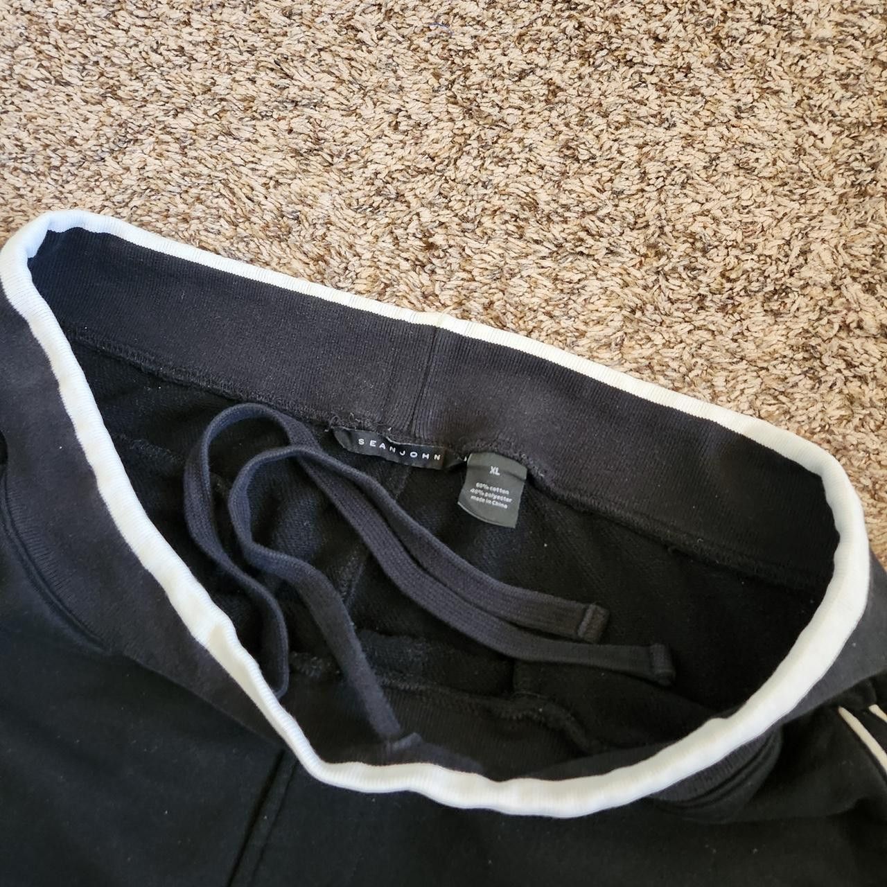 Sean John Baggy Sweatpants Sean John Fleece Sweats Black XL Size US 36 / EU 52 - 3 Thumbnail