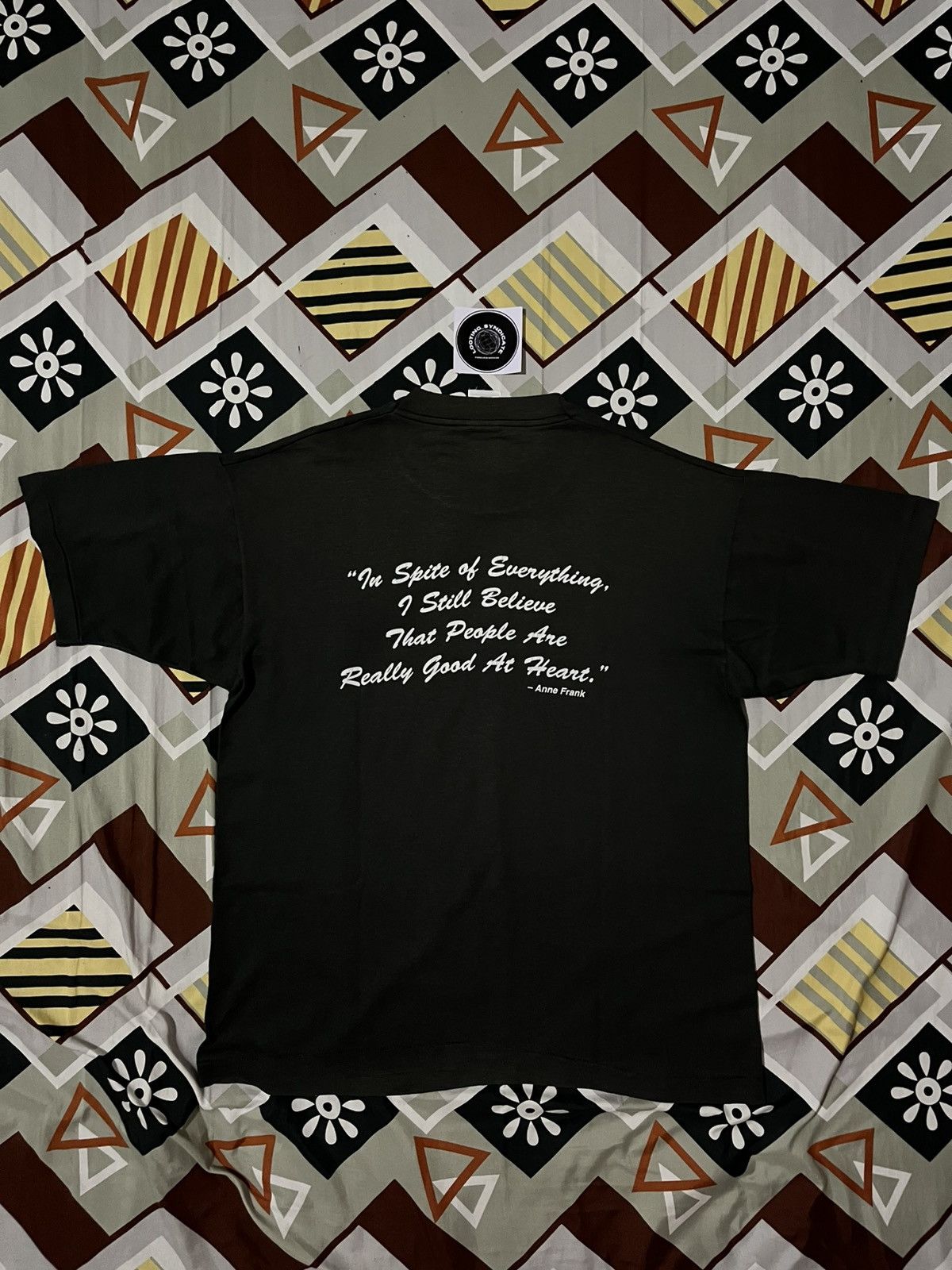 Vintage Sick🔥 Vintage Anne Frank Trash & Faded Tee Size US L / EU 52-54 / 3 - 4 Thumbnail