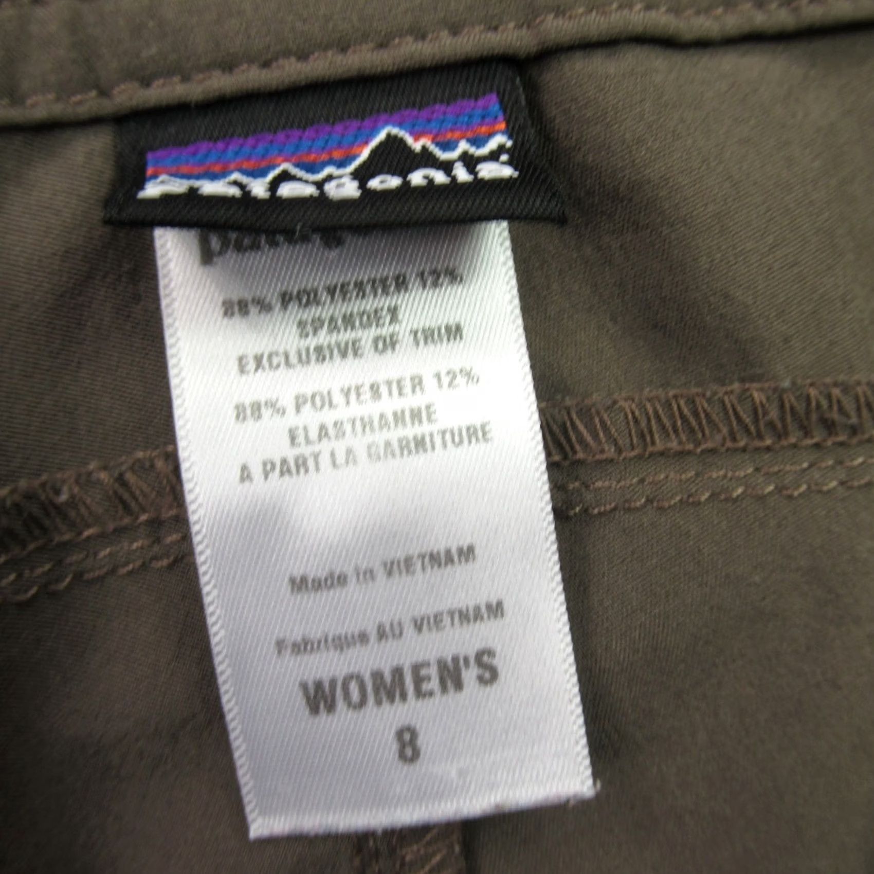 Patagonia Patagonia Pants Womens 8 Straight Leg Chino Brown Lightweight Pockets Casual Size 30" / US 8 / IT 44 - 3 Thumbnail
