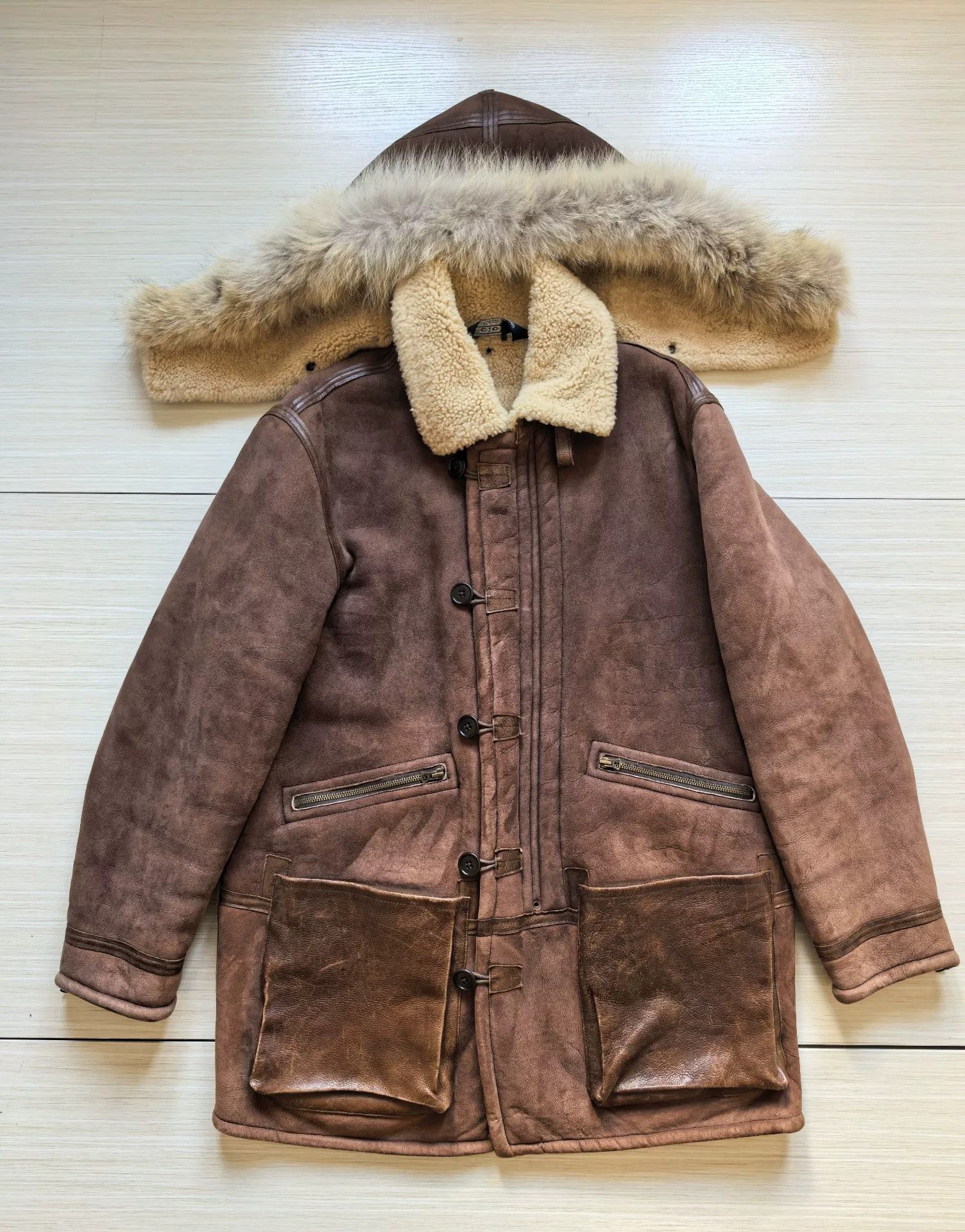 Polo Ralph Lauren Polo Ralph Lauren Shearling Coat Size US L / EU 52-54 / 3 - 1 Thumbnail