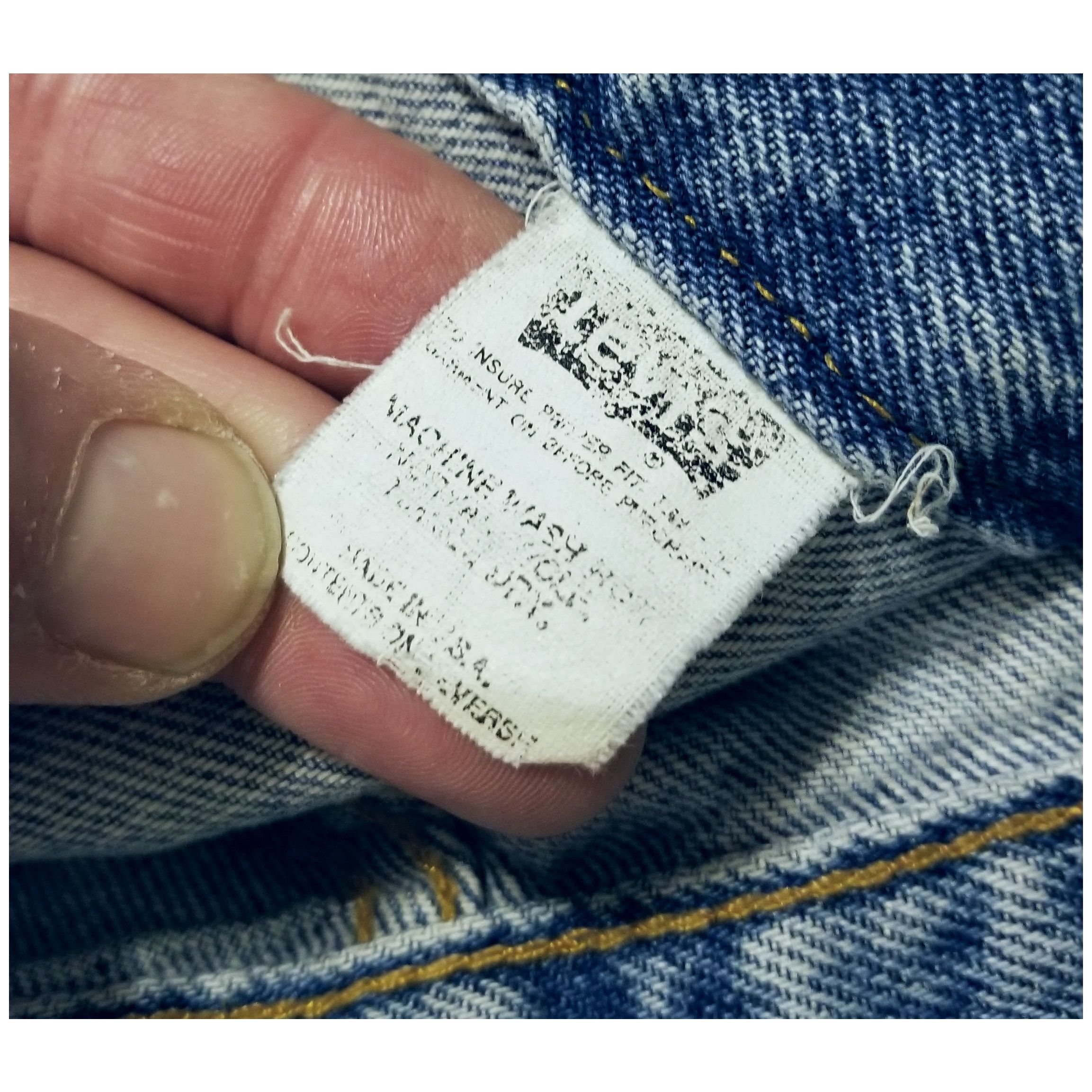 Levi's × Vintage VINTAGE 1990'S LEVI'S TRUCKER JACKET- XLARGE Size US XL / EU 56 / 4 - 8 Thumbnail