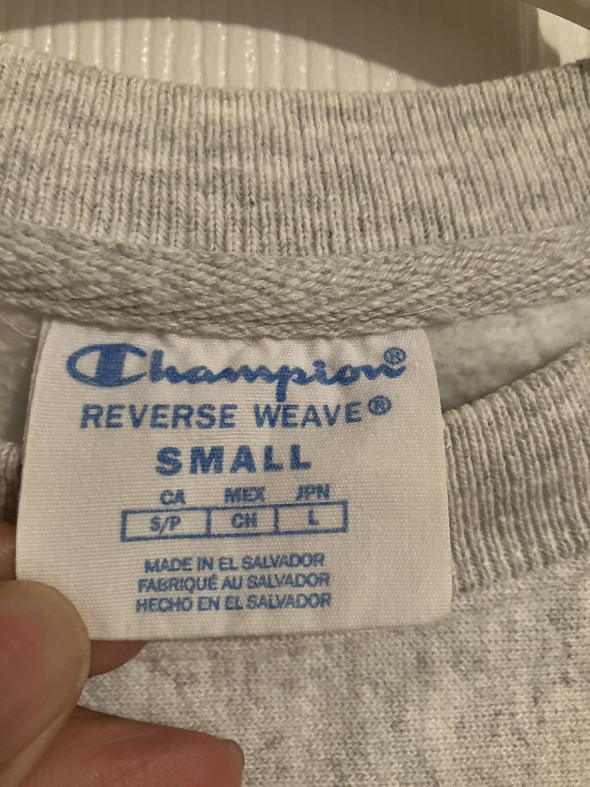 Champion Vintage Gonzaga Mens Small Gray Champion Reverse Weave Size US S / EU 44-46 / 1 - 3 Thumbnail