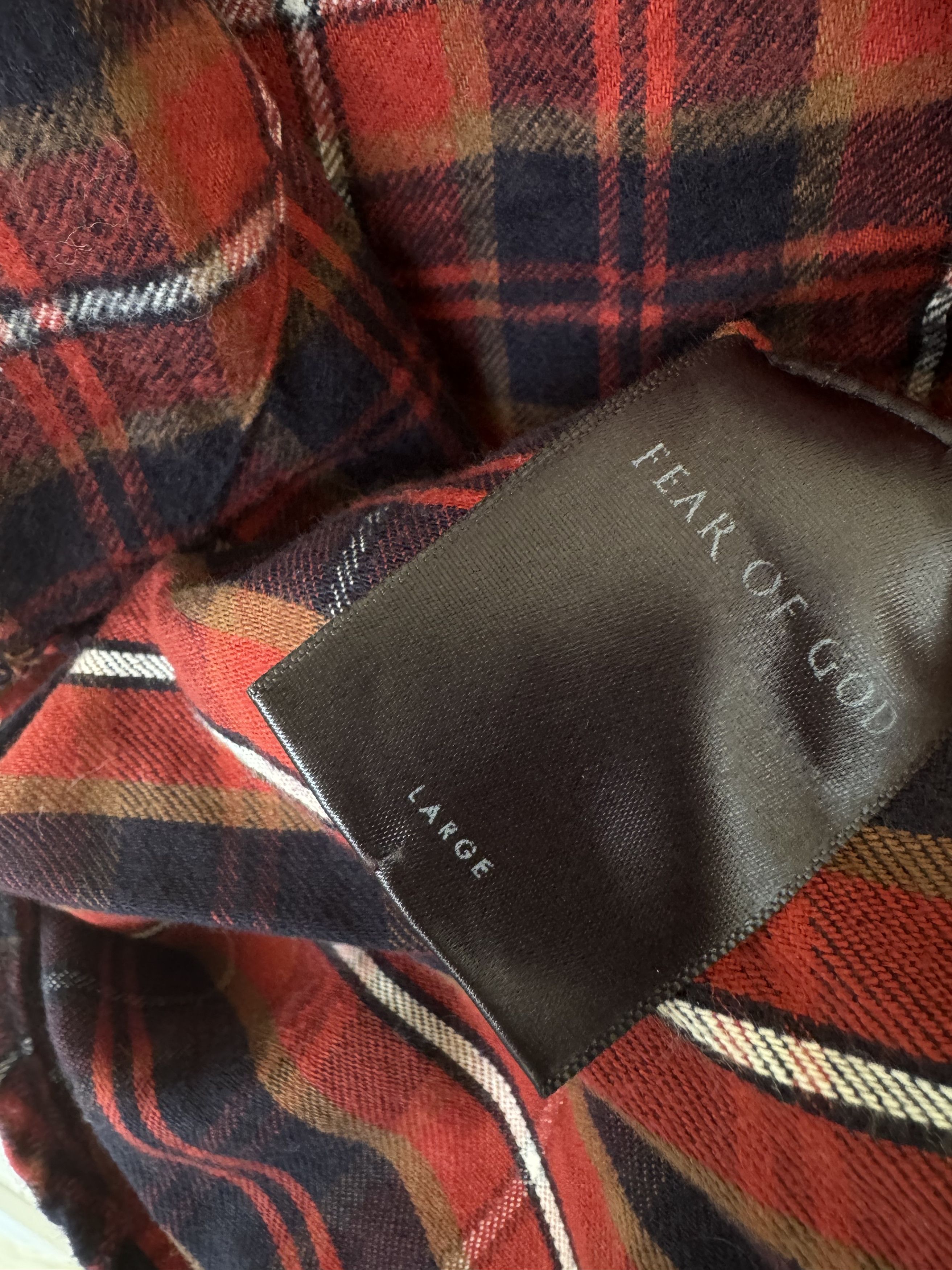 Fear of God Fear Of God Flannel Cut Off Size US L / EU 52-54 / 3 - 8 Thumbnail