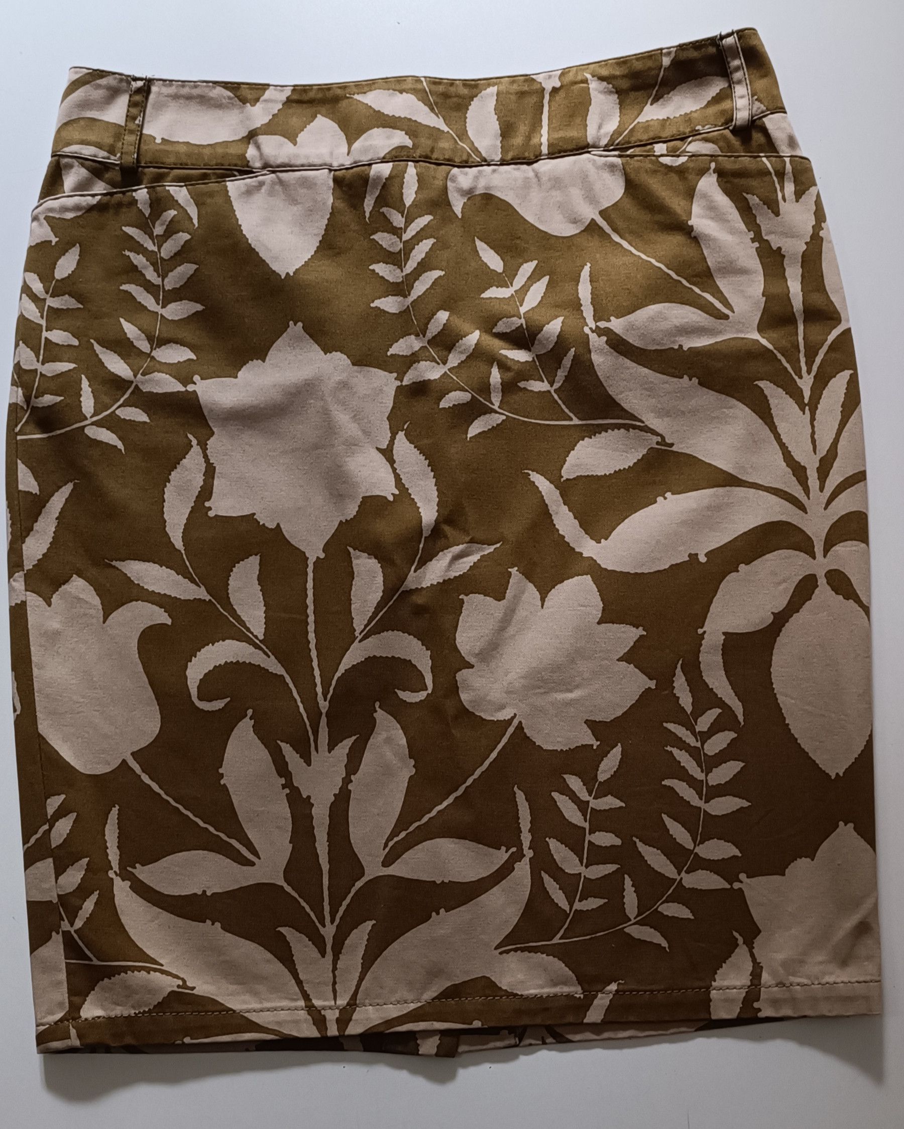 Prada SS2001 - Midi skirt with floral print, in gabardine fabric Size 32" / US 10 / IT 46 - 14 Thumbnail