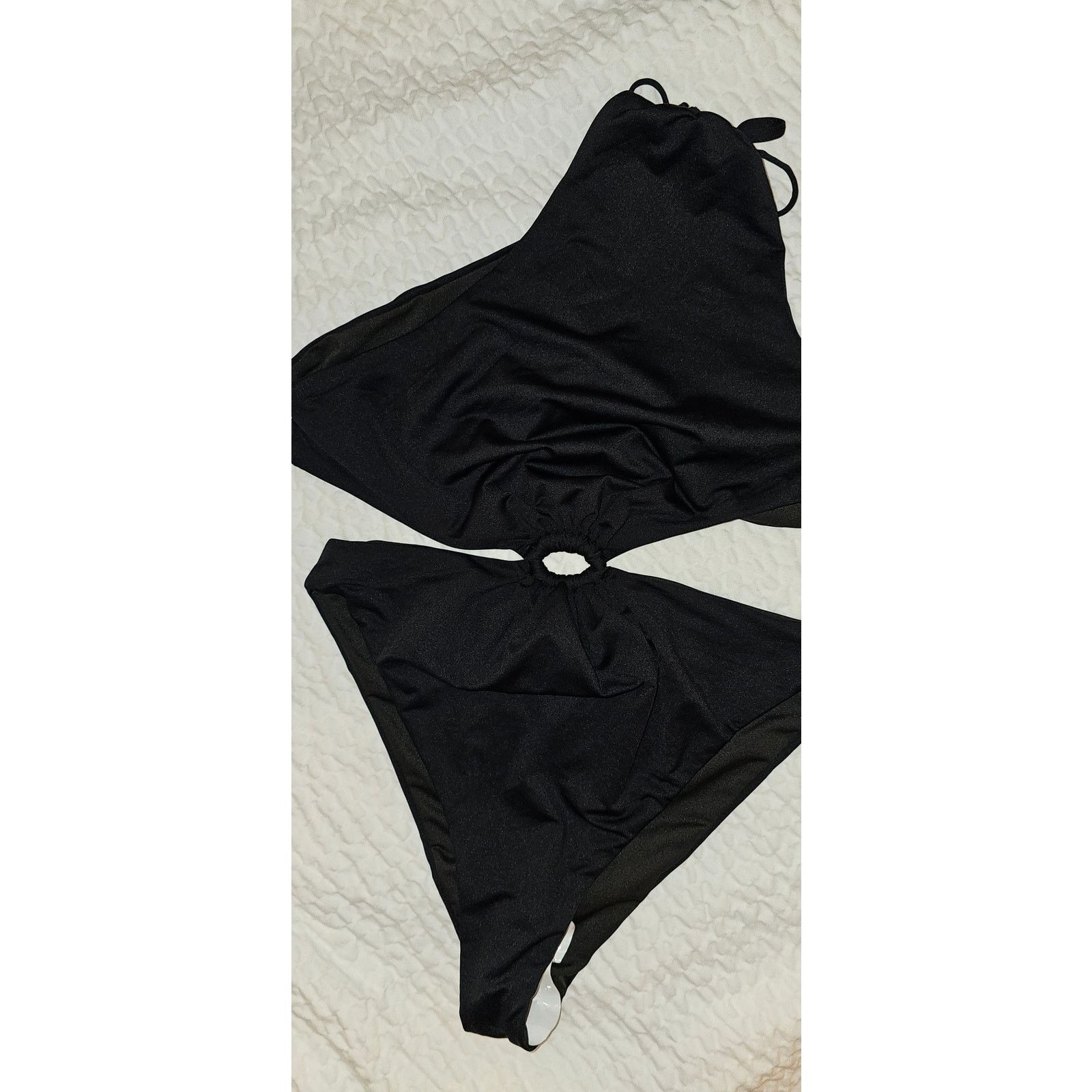 AGUA by Agua Bendita × Free People New Bloom One-Piece Swimsuit $180 X-LARGE Black Size XL / US 12-14 / IT 48-50 - 7 Thumbnail