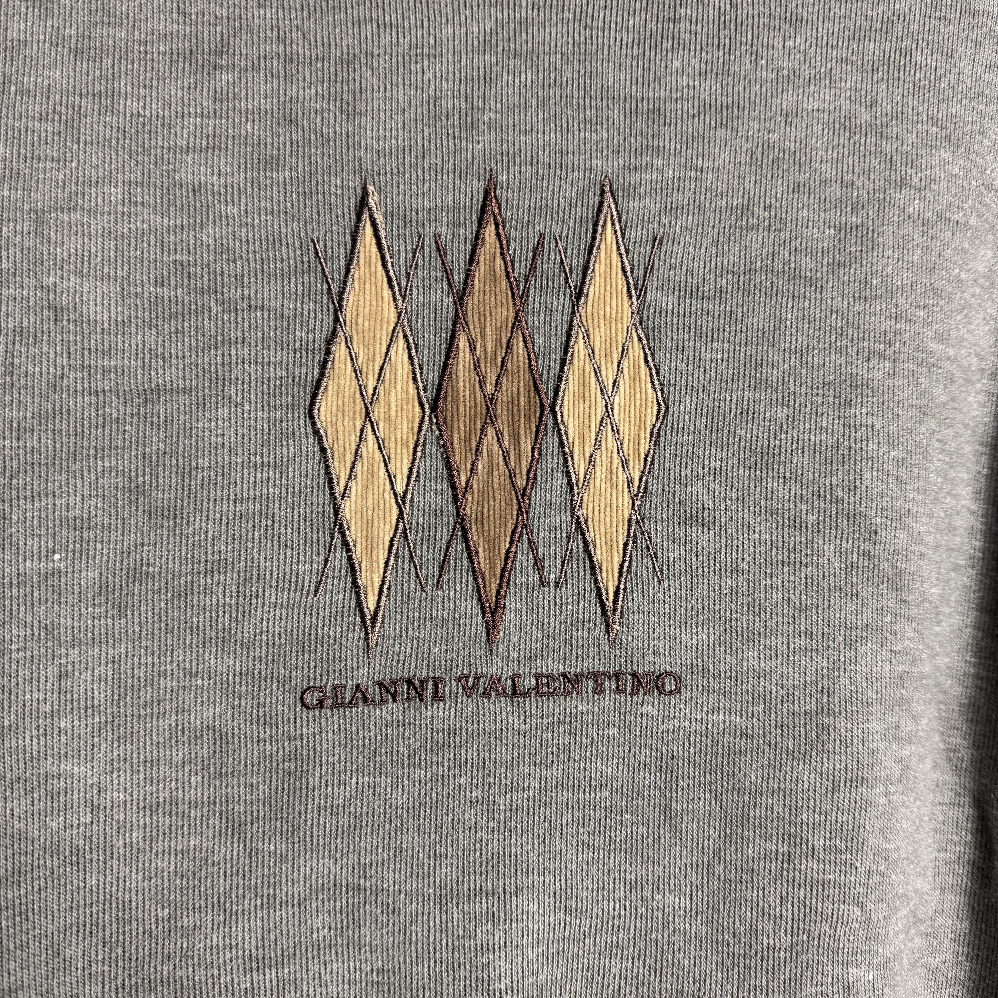 Gianni Valentino 🔥RARE🔥Vintage Gianni Valentino Spell Out Sweatshirt Size US M / EU 48-50 / 2 - 2 Thumbnail