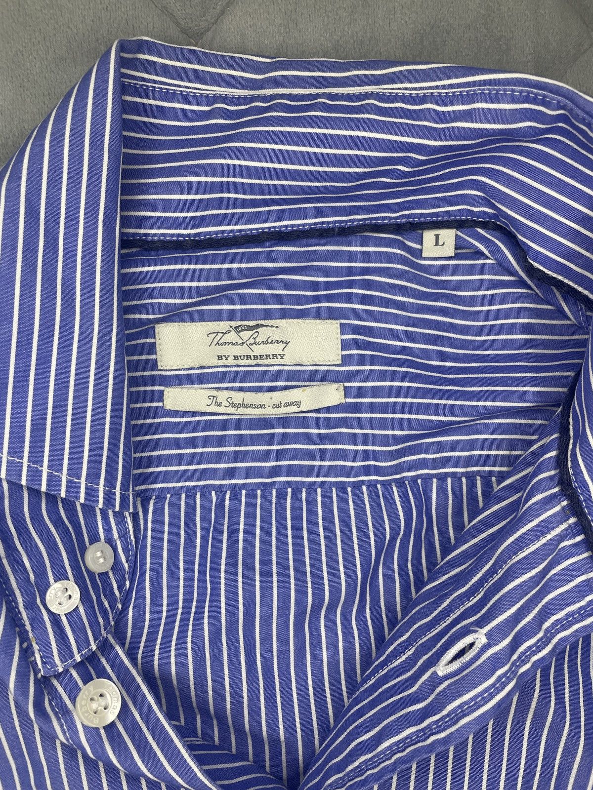 Burberry Vintage Thomas Burberry shirt Size US L / EU 52-54 / 3 - 3 Thumbnail