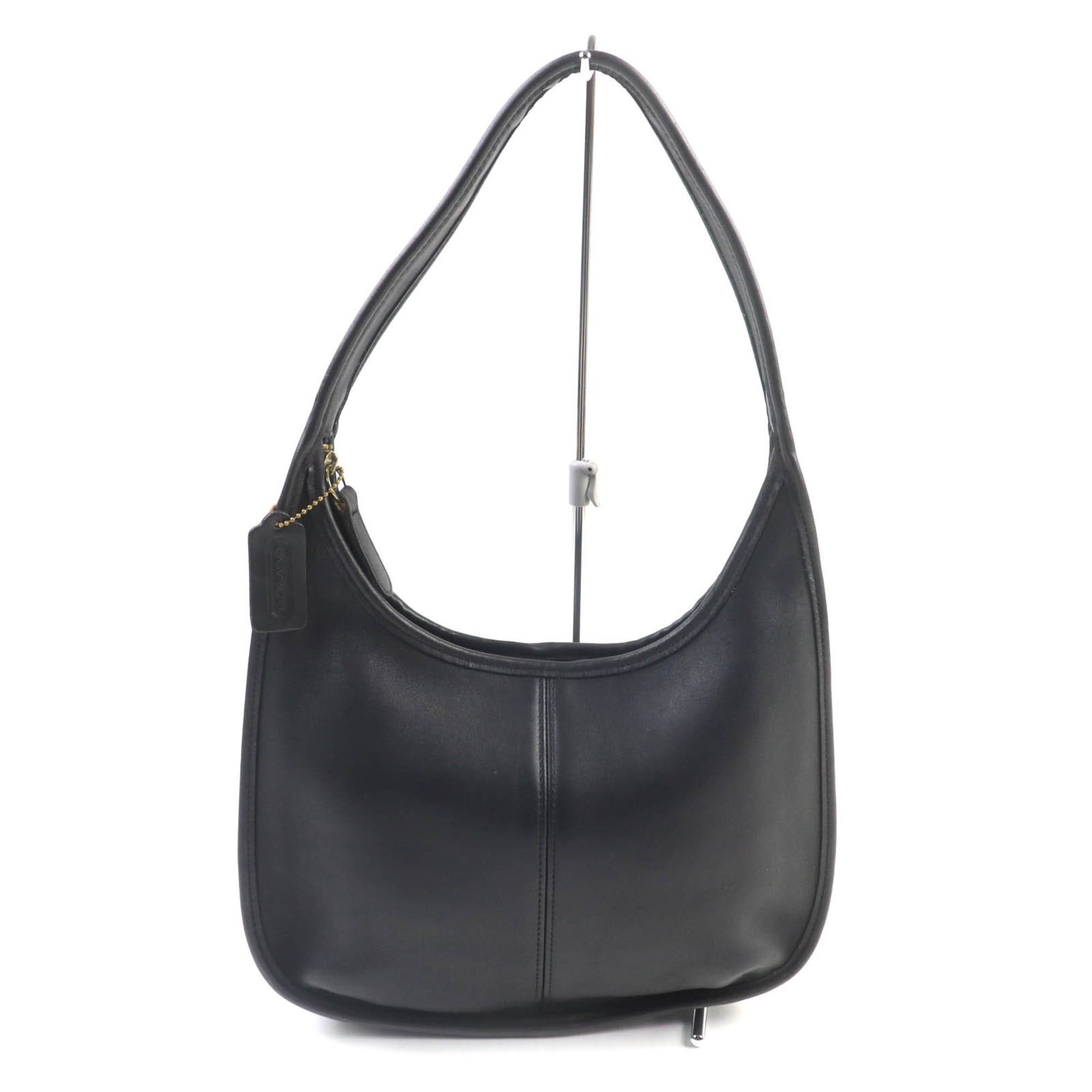 Coach Old Coach 9025 Ergo Shoulder Bag in Black with Charm, Rare, Glove Leather, Women's Size ONE SIZE - 1 Thumbnail
