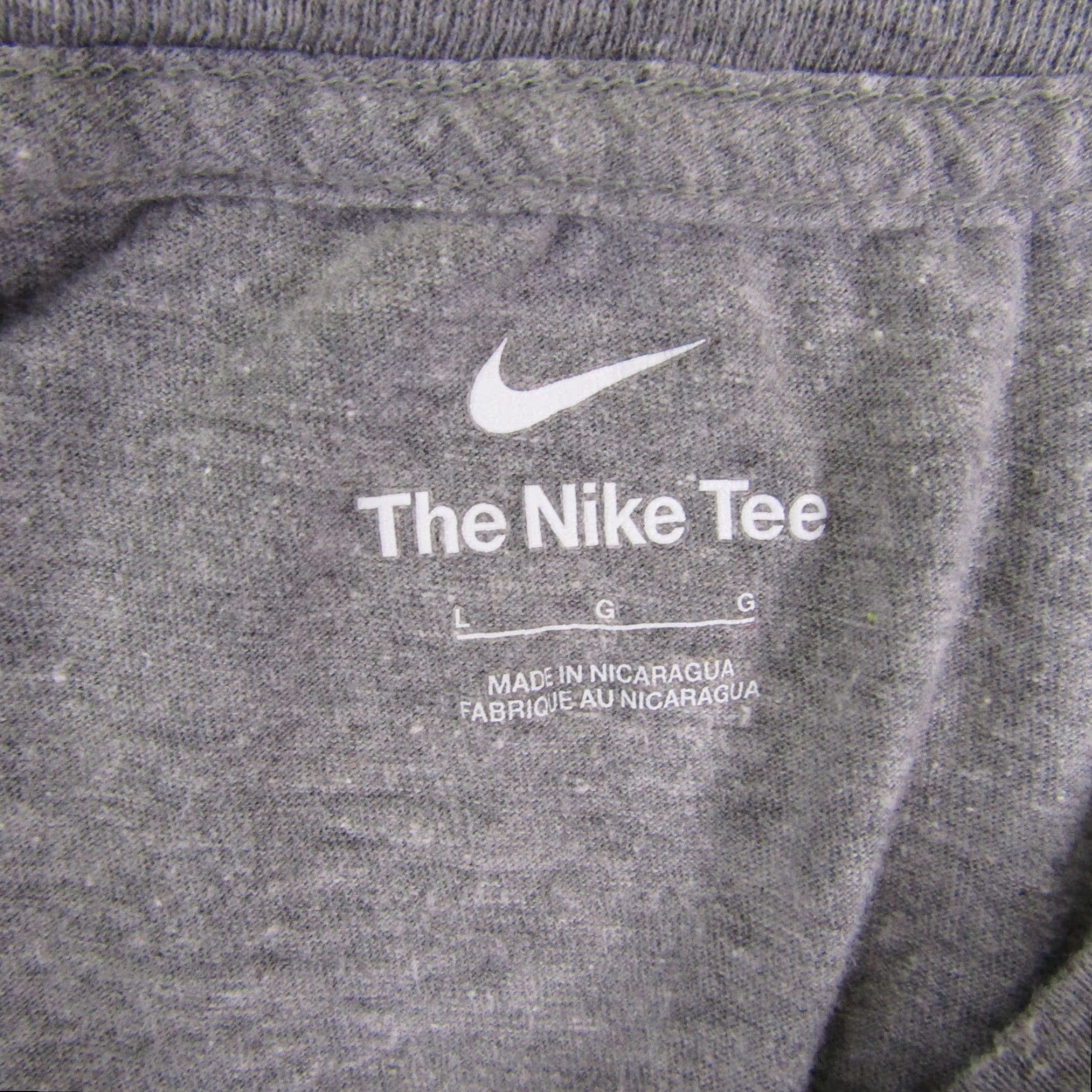 Nike Nike Shirt Mens Large Gray Next Level Flag Football Short Sleeve Athletic Tee Size US L / EU 52-54 / 3 - 7 Thumbnail