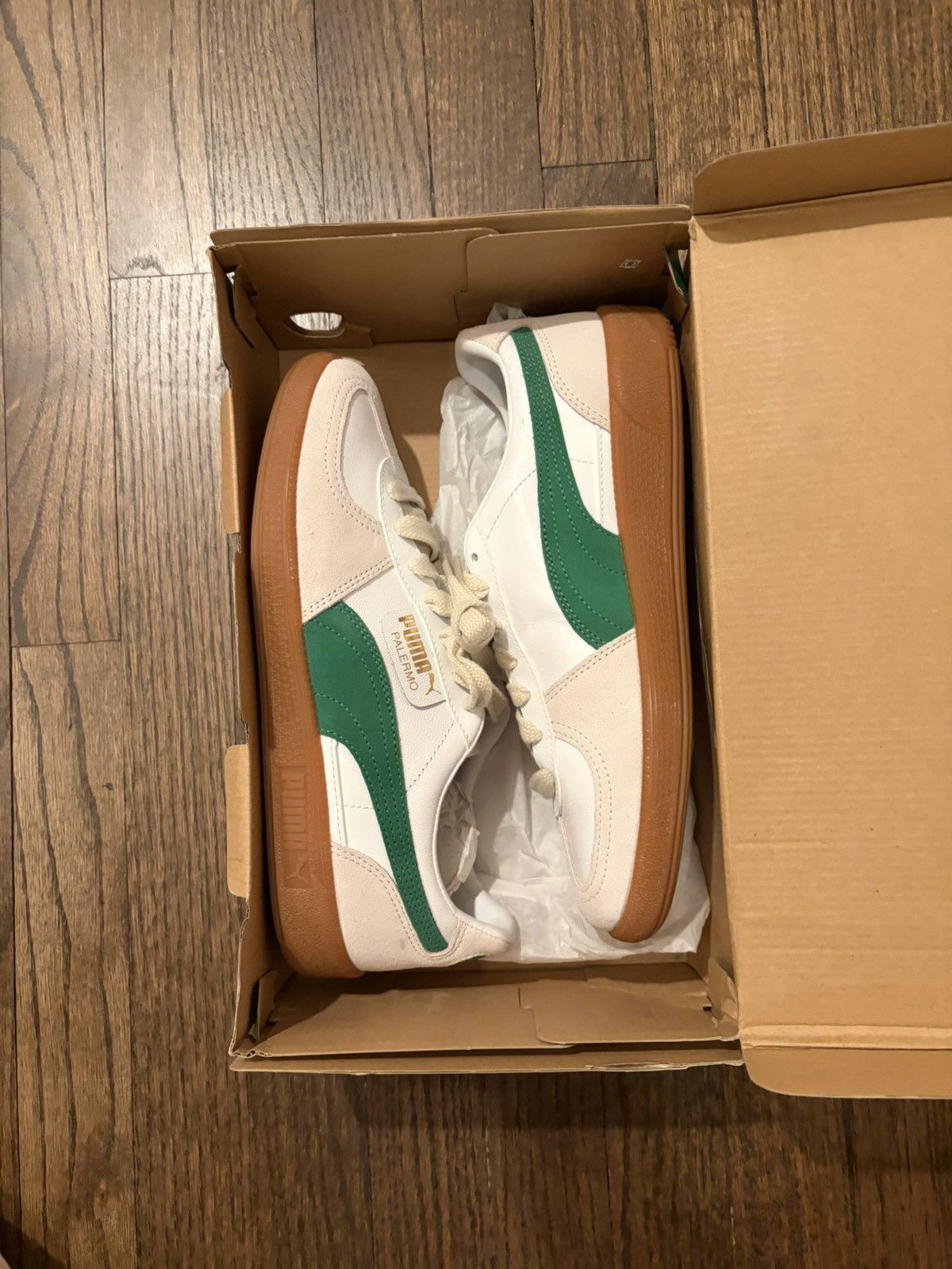 Brand New Green Puma Palermo Sneakers