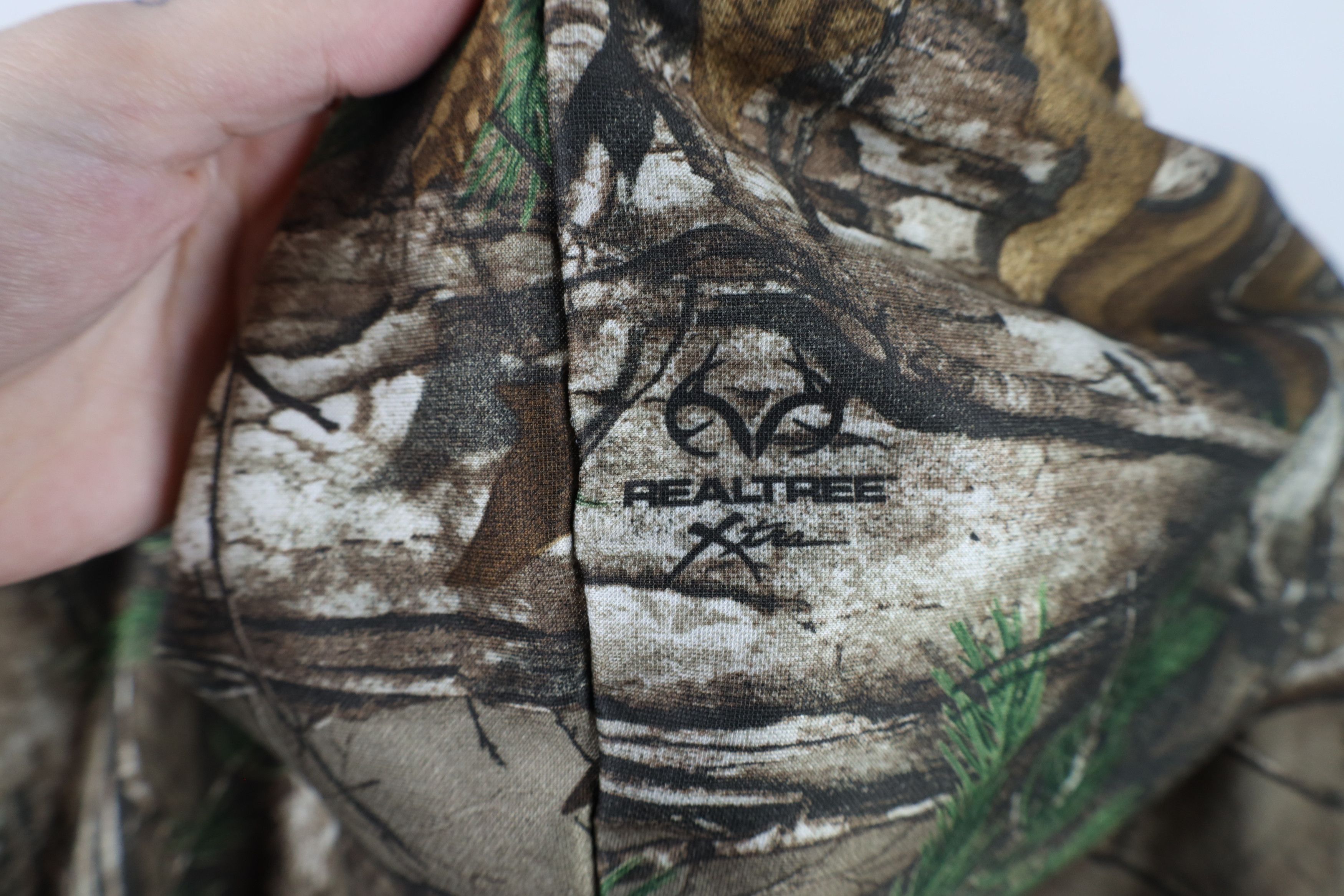 Vintage Vintage Y2K Streetwear Realtree Camouflage Hoodie Sweatshirt Size US XXL / EU 58 / 5 - 9 Thumbnail