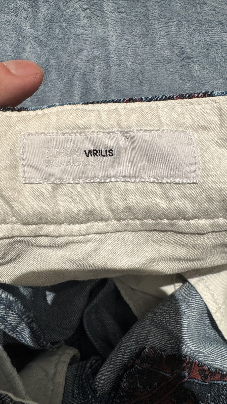 TOGA VIRILIS Toga Virilis men Bandanna denim cotton wide leg Pant jeans Size US 31 - 4 Thumbnail