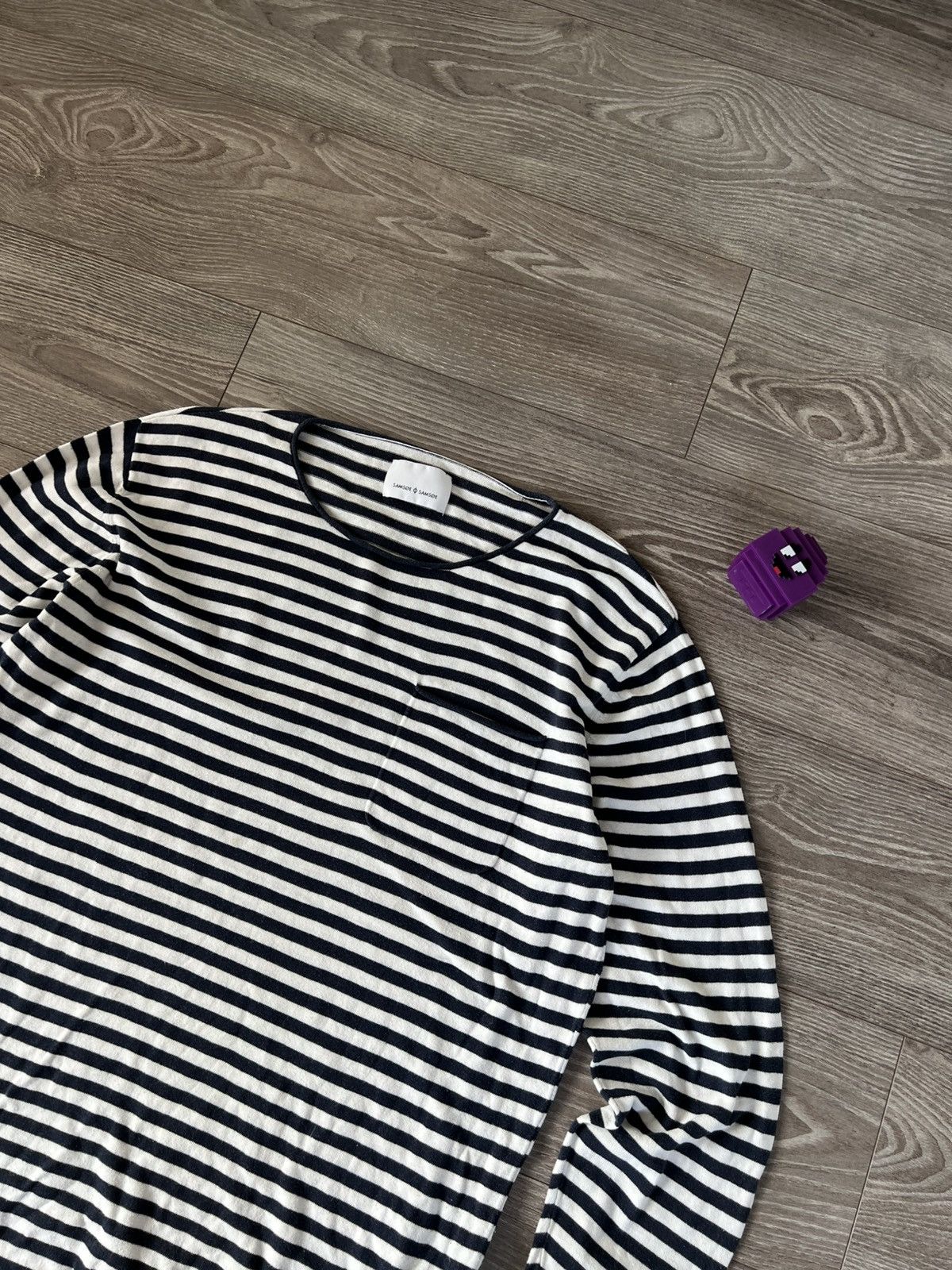 Samsoe Samsoe ‼️Archival Samsoe Samsoe Stripes Y2k Opium Long Sleeve Tee‼️ Size US XL / EU 56 / 4 - 7 Thumbnail