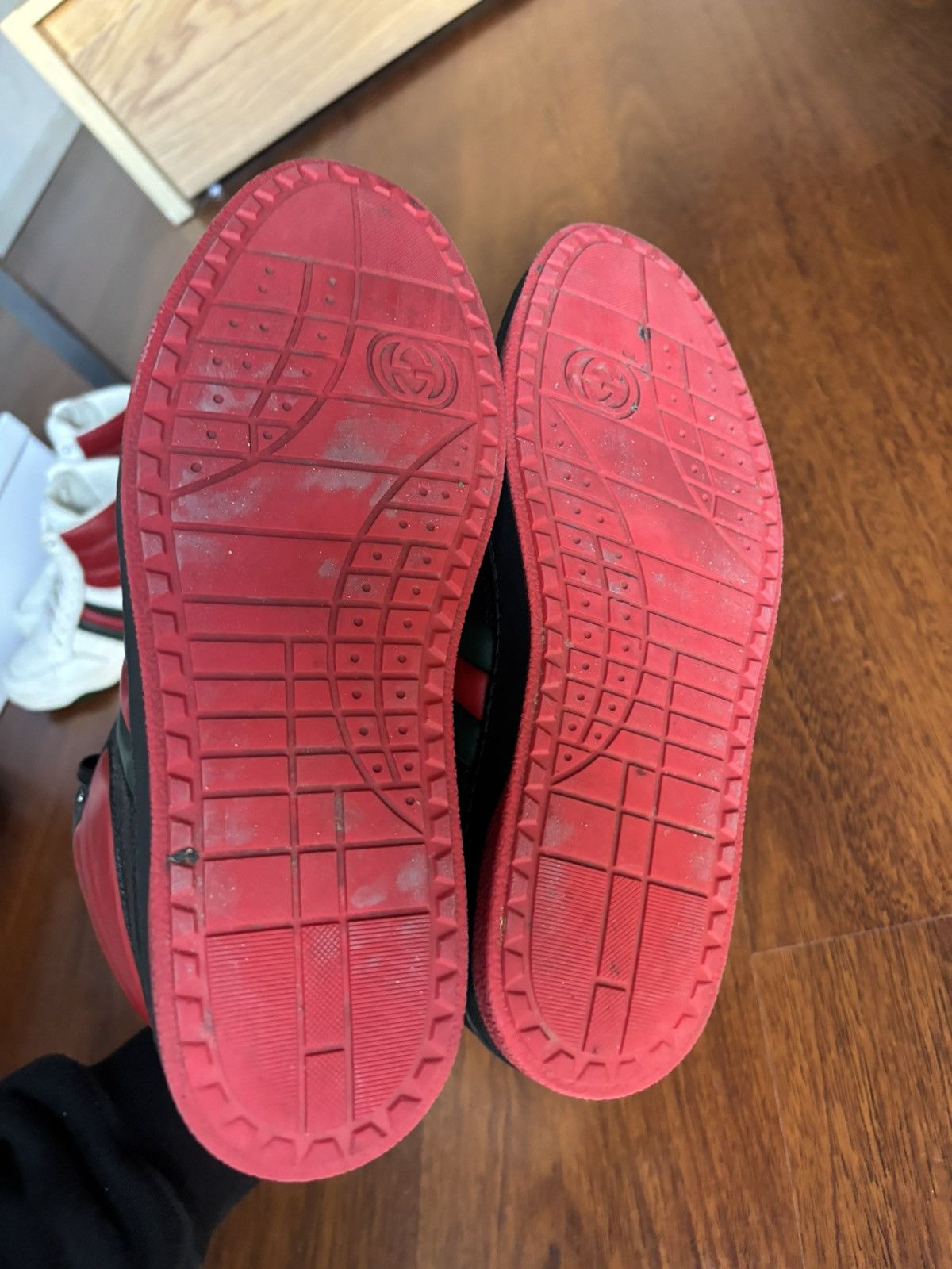 Gucci Gucci Praga Karibu leather sneakers Size US 9.5 / EU 42-43 - 8 Thumbnail