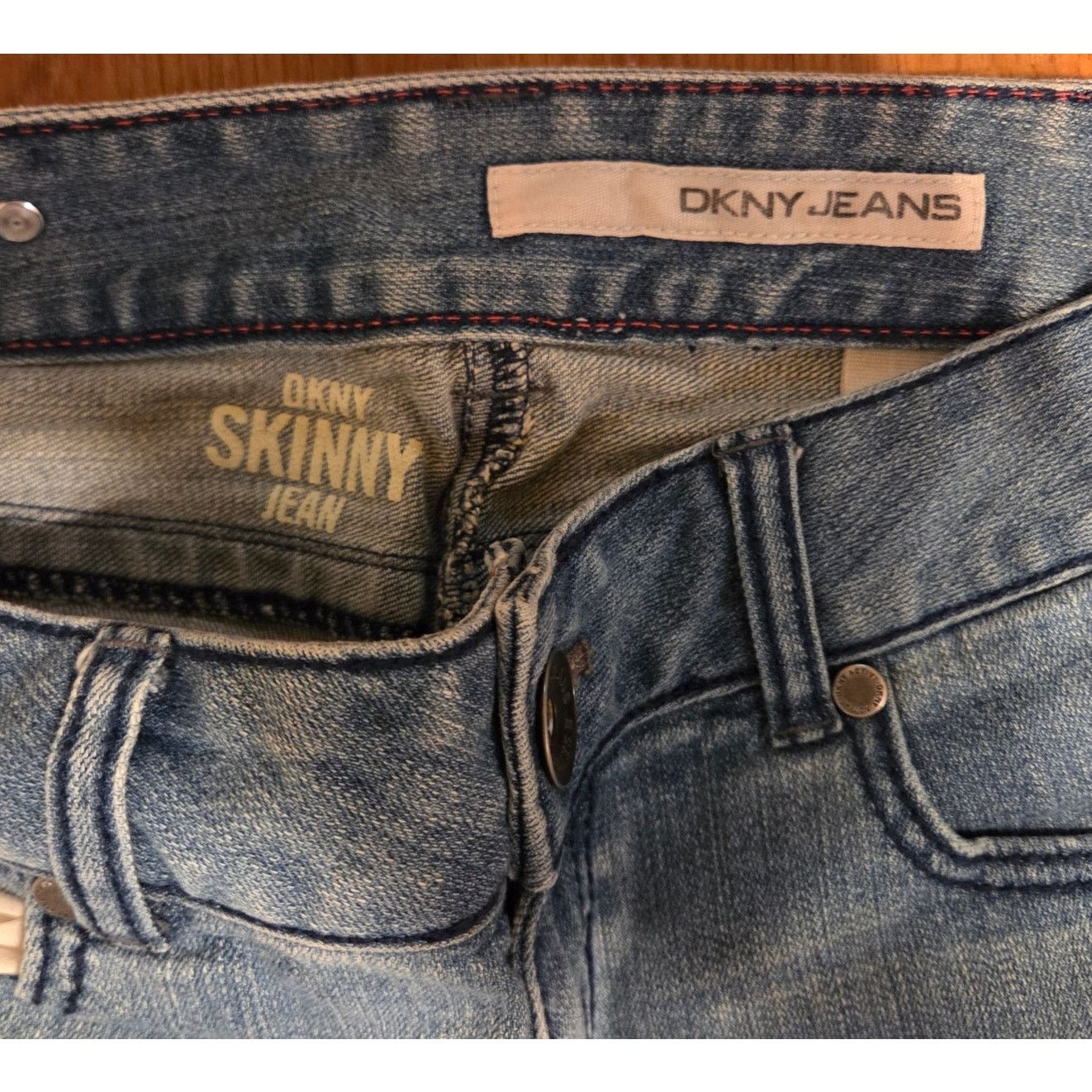 DKNY Vintage DKNY Blue Jeans - Size 29 - Classic Denim Size 29" - 6 Thumbnail