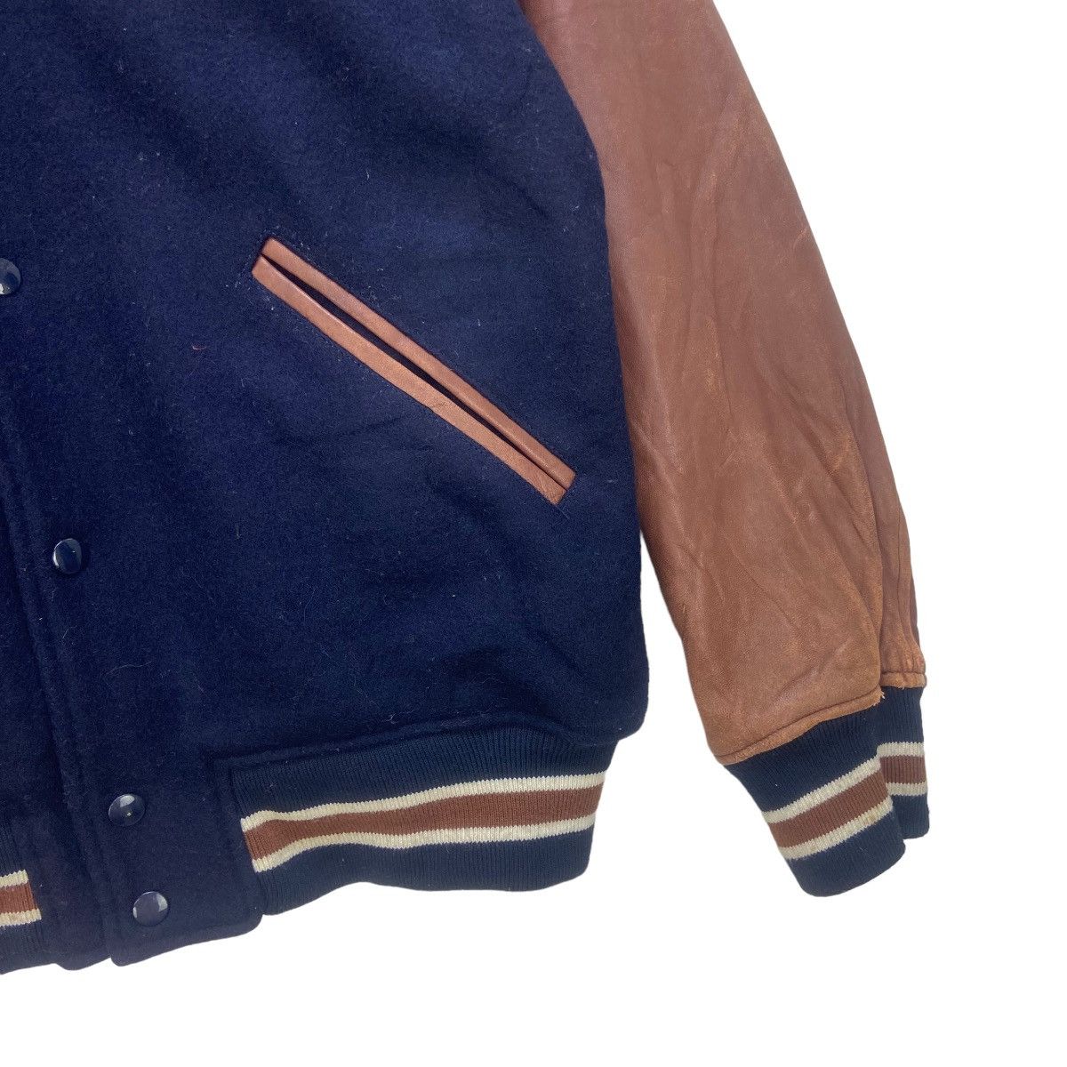 Japanese Brand × Vintage Vintage E B. N Caves D Grace Street Fashion Varsity Jacket Size US M / EU 48-50 / 2 - 6 Thumbnail
