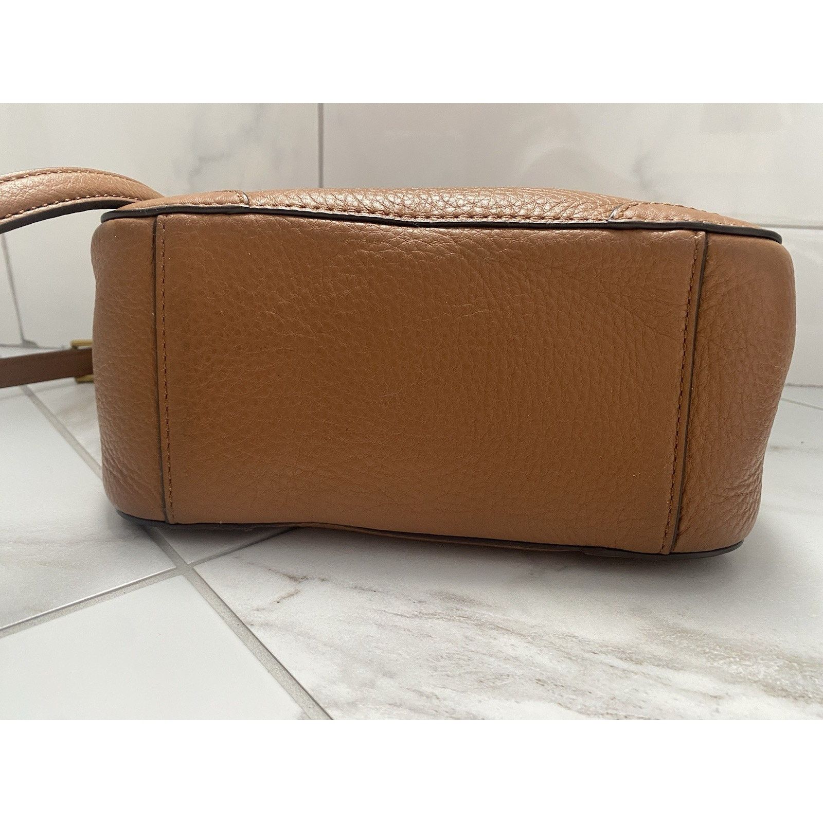 Tory Burch Tory Burch Frances Mini Vintage Camel Shoulder/Crossbody Size ONE SIZE - 10 Thumbnail