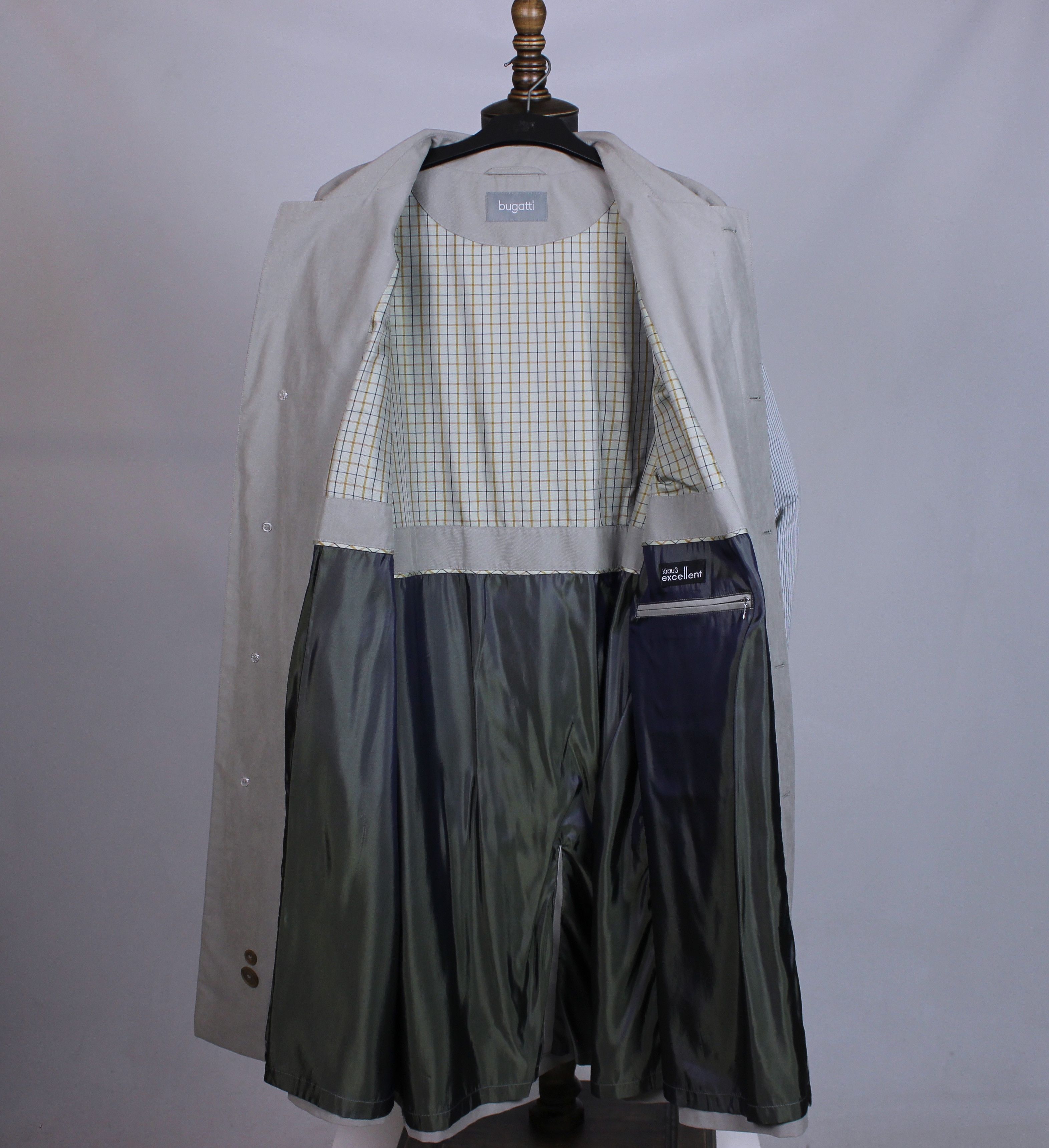 Bugatti Buggati light coat jacket L XL rare Size US XL / EU 56 / 4 - 4 Thumbnail