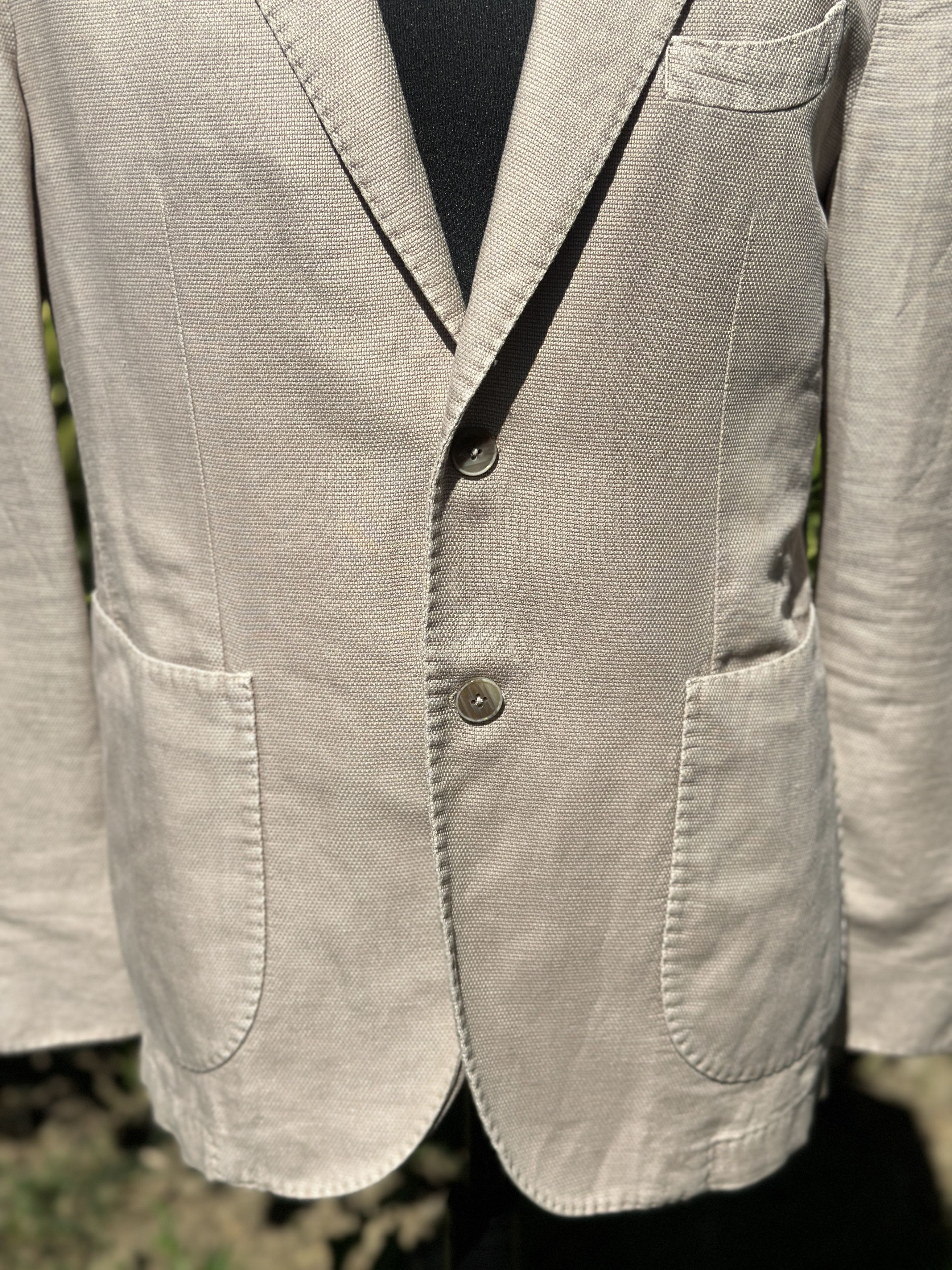 L.B.M. 1911 Limited Edition LBM 1911 Formal Jacket Linen Slim Size 52 R Size 52R - 7 Thumbnail