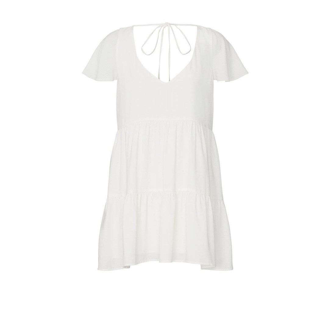 show me your mumu cia mini dress Show Me Your Mumu Women's Large White Tiered Cia Mini Dress