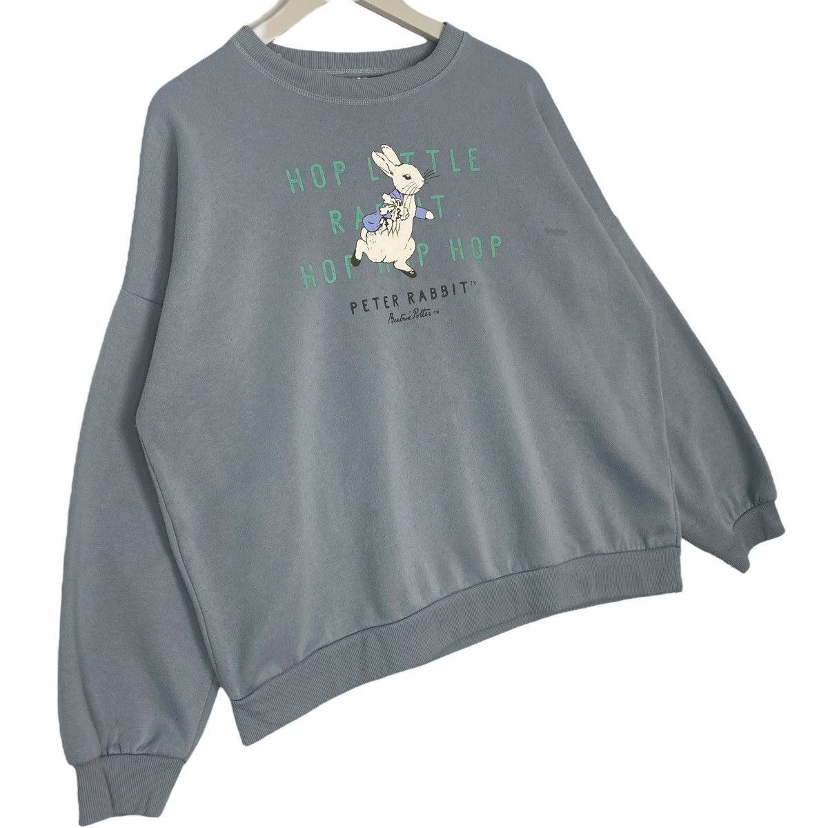 Vintage Vintage Peter Rabbit Big Printed Crewneck Sweatshirt Blue Size US M / EU 48-50 / 2 - 3 Thumbnail