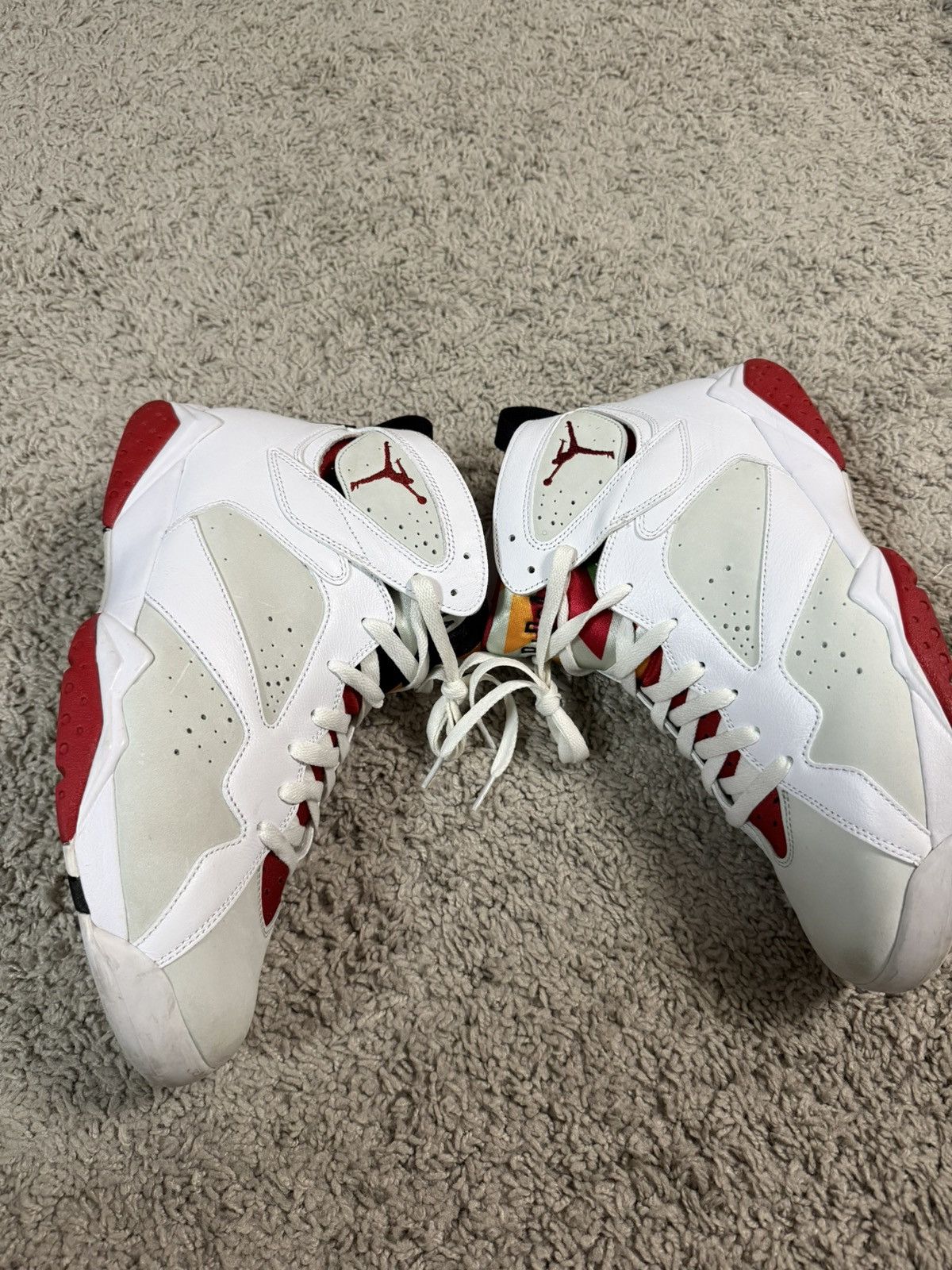 Jordan Brand Air Jordan Retro 7 Hare 2015 Size US 11.5 / EU 44-45 - 11 Thumbnail