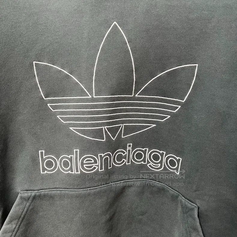 Balenciaga Balenciaga Adidas collaboration logo silhouette olive gree Size US S / EU 44-46 / 1 - 3 Thumbnail