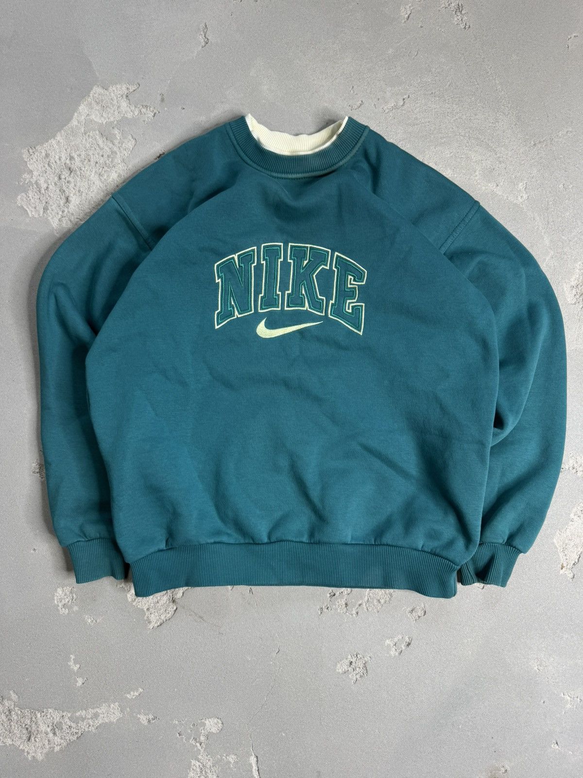 Nike × Vintage Vintage Nike Big Logo Sweatshirt 90s Size US M / EU 48-50 / 2 - 1 Thumbnail