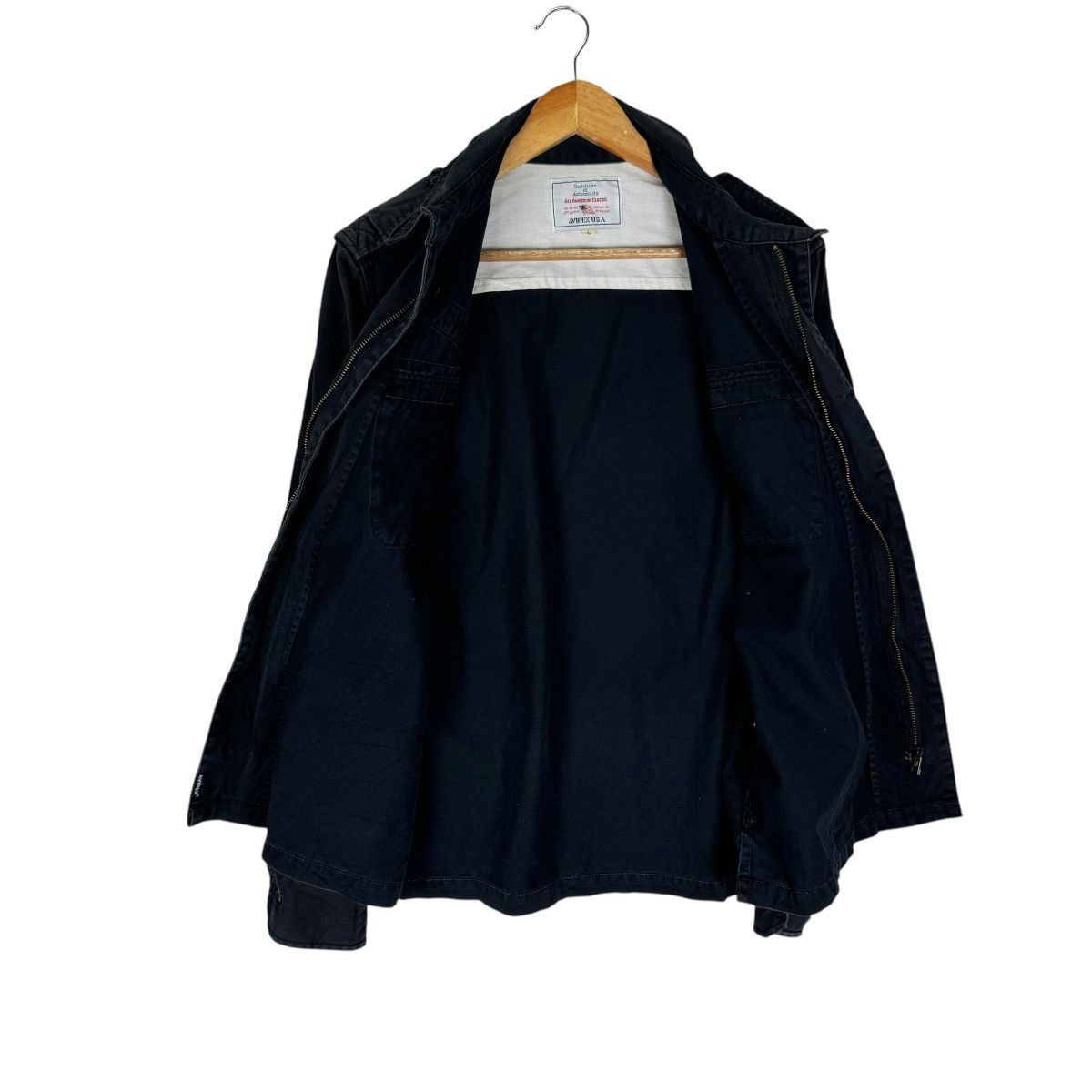Avirex ☀️AVIREX USAF RIPSTOP ZIPPER JACKET Size US L / EU 52-54 / 3 - 7 Thumbnail