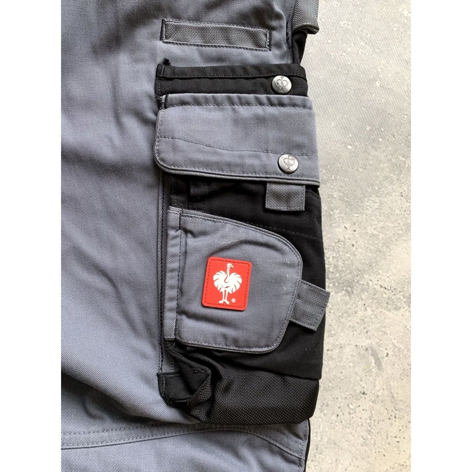 Vintage ENGELBERT STRAUSS WORKWEAR CARGO PANTS MOTION MEN'S US 44 GRAY CARGO PANTS 44 US Mens Size US 44 / EU 60 - 3 Thumbnail