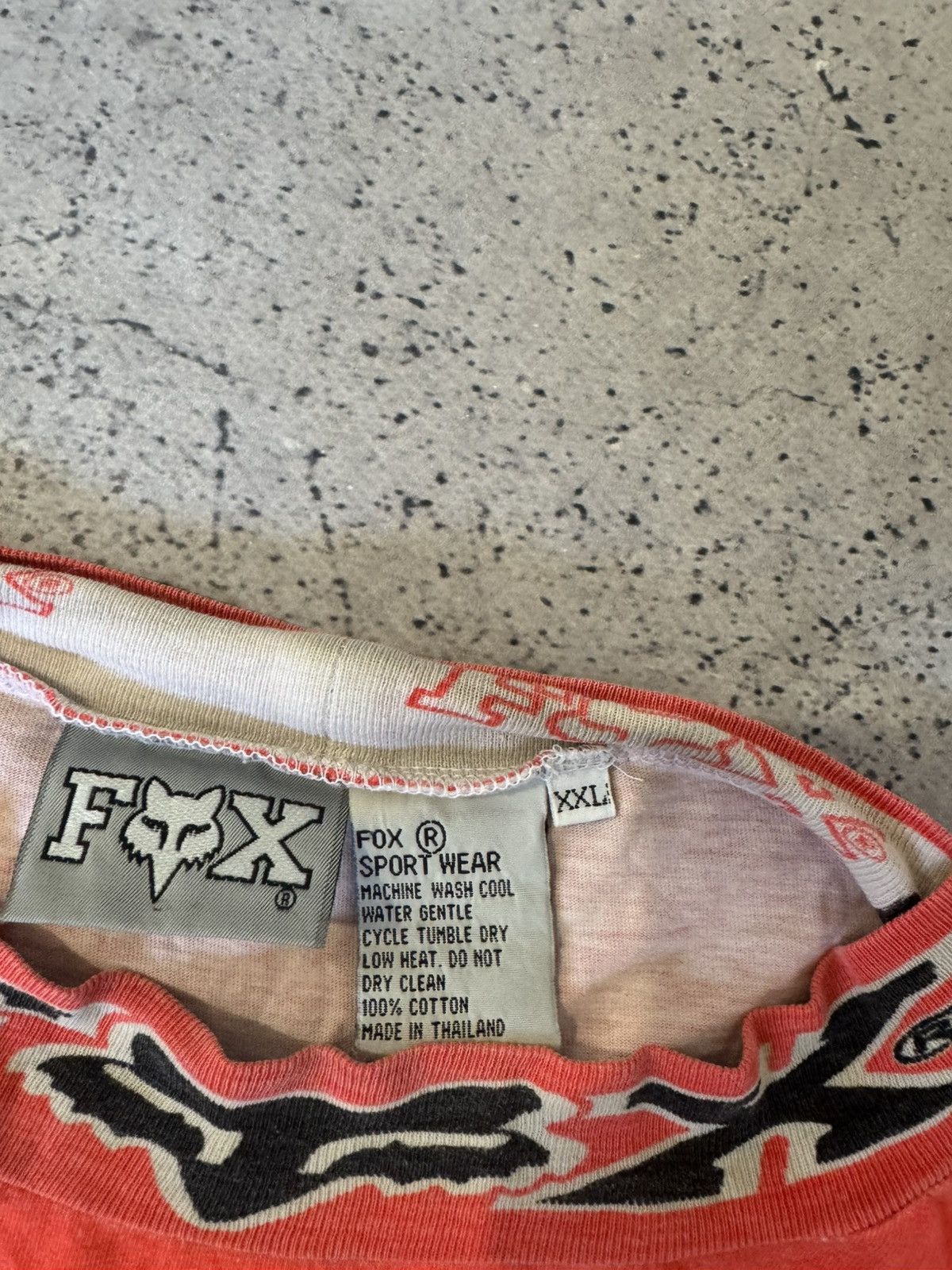 Fox Racing Fox Racing × Very Rare Vintage 90's Team Fox Racing Jersey Size US XXL / EU 58 / 5 - 7 Thumbnail