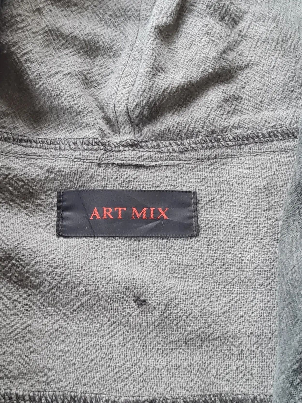 Issey Miyake Art Mix Japan Asymmetric Draped Hooded / Darkwear Lagenlook Size US L / EU 52-54 / 3 - 9 Thumbnail