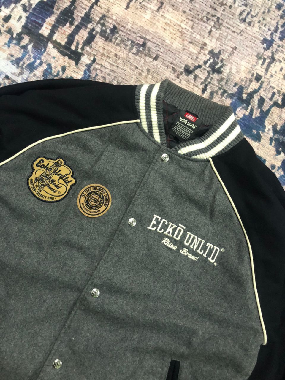 Ecko Unltd. Ecko Untld. Company Wool Varsity Jacket Size US M / EU 48-50 / 2 - 4 Thumbnail