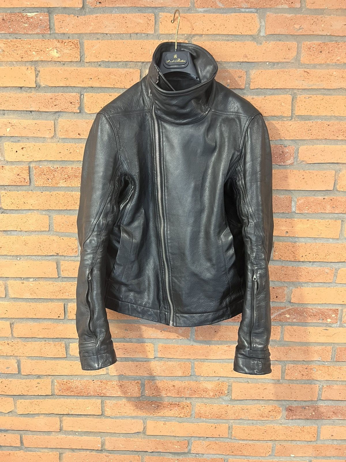 image of Rick Owens Fw14 “Moody” Bauhaus Jacket Lcw in Black, Men's (Size Medium)