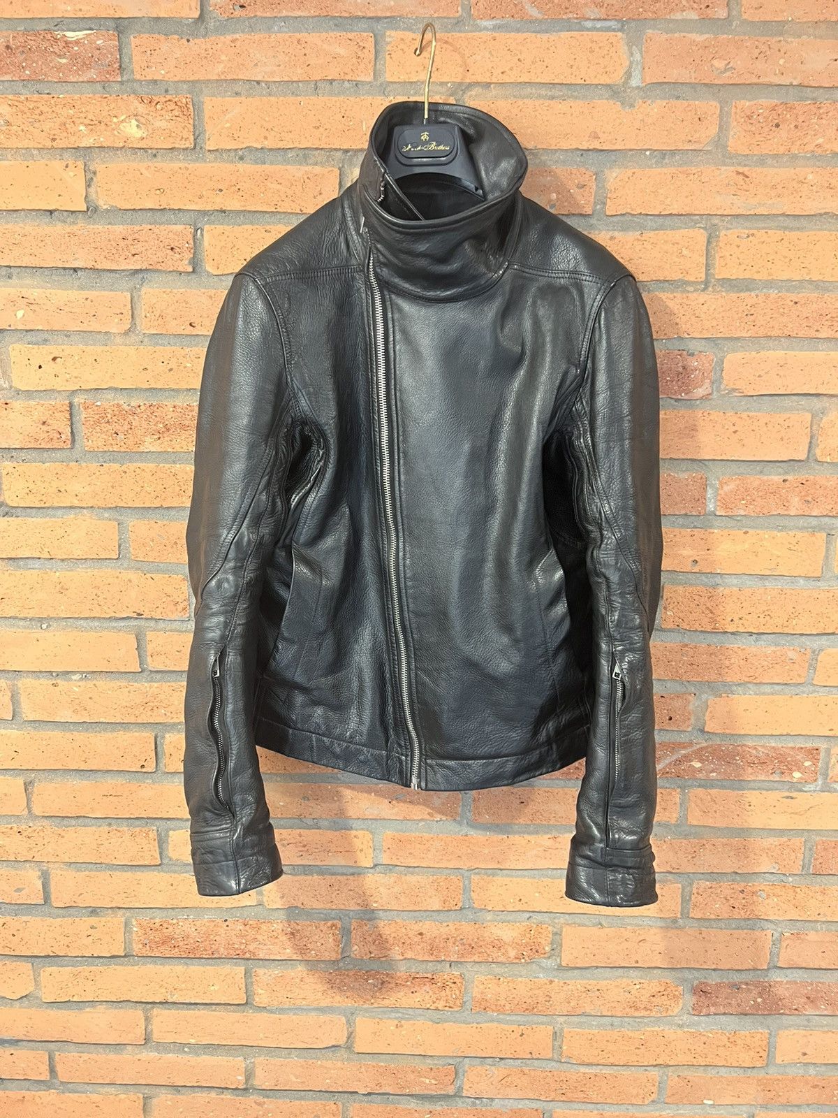 Pre-owned Rick Owens Fw14 “moody” Bauhaus Jacket Lcw In Black