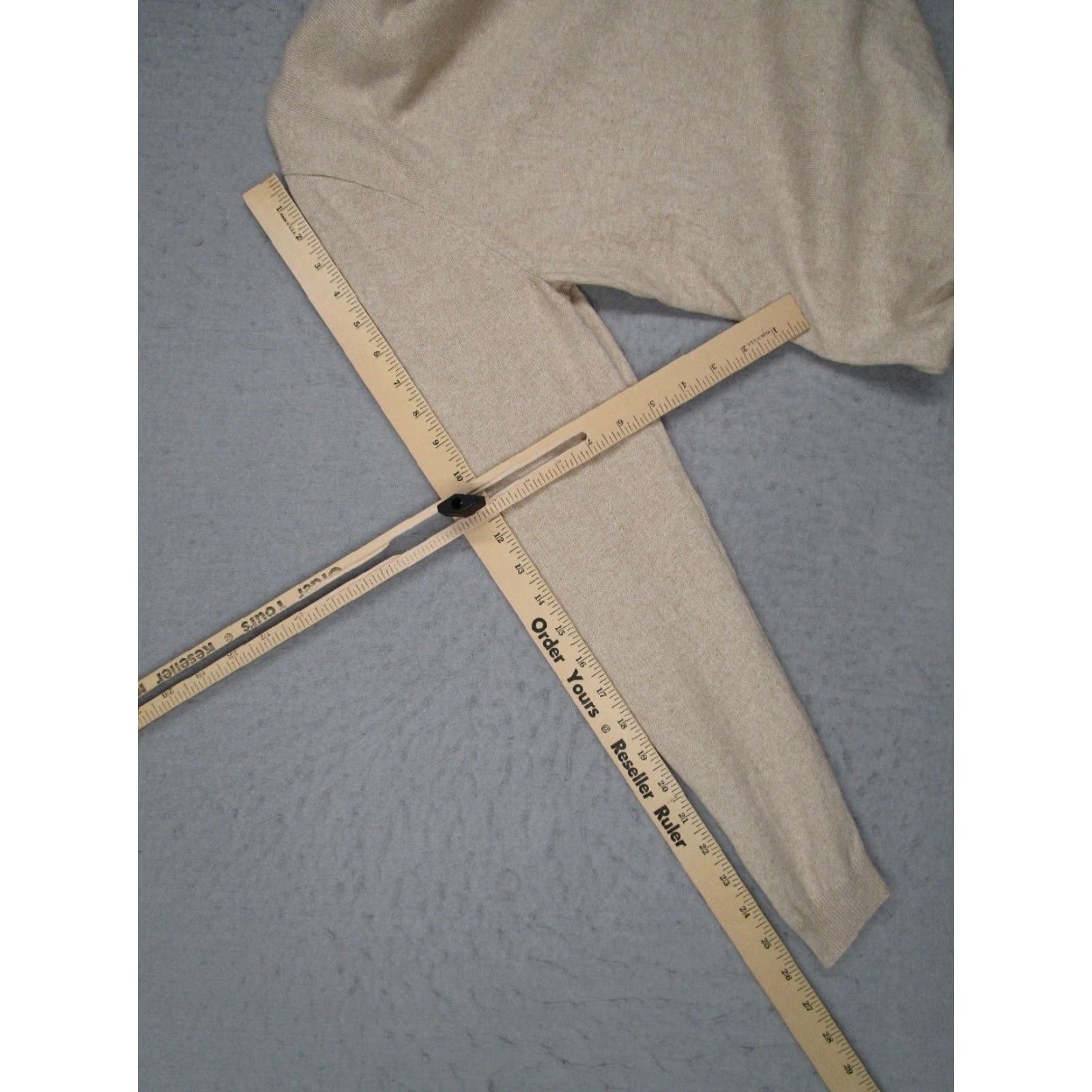 Ralph Lauren Lauren Ralph Lauren Pullover Sweater Women's XL Beige Silk Cashmere Blend Crew Neck Long Sleeve Size XL / US 12-14 / IT 48-50 - 7 Thumbnail