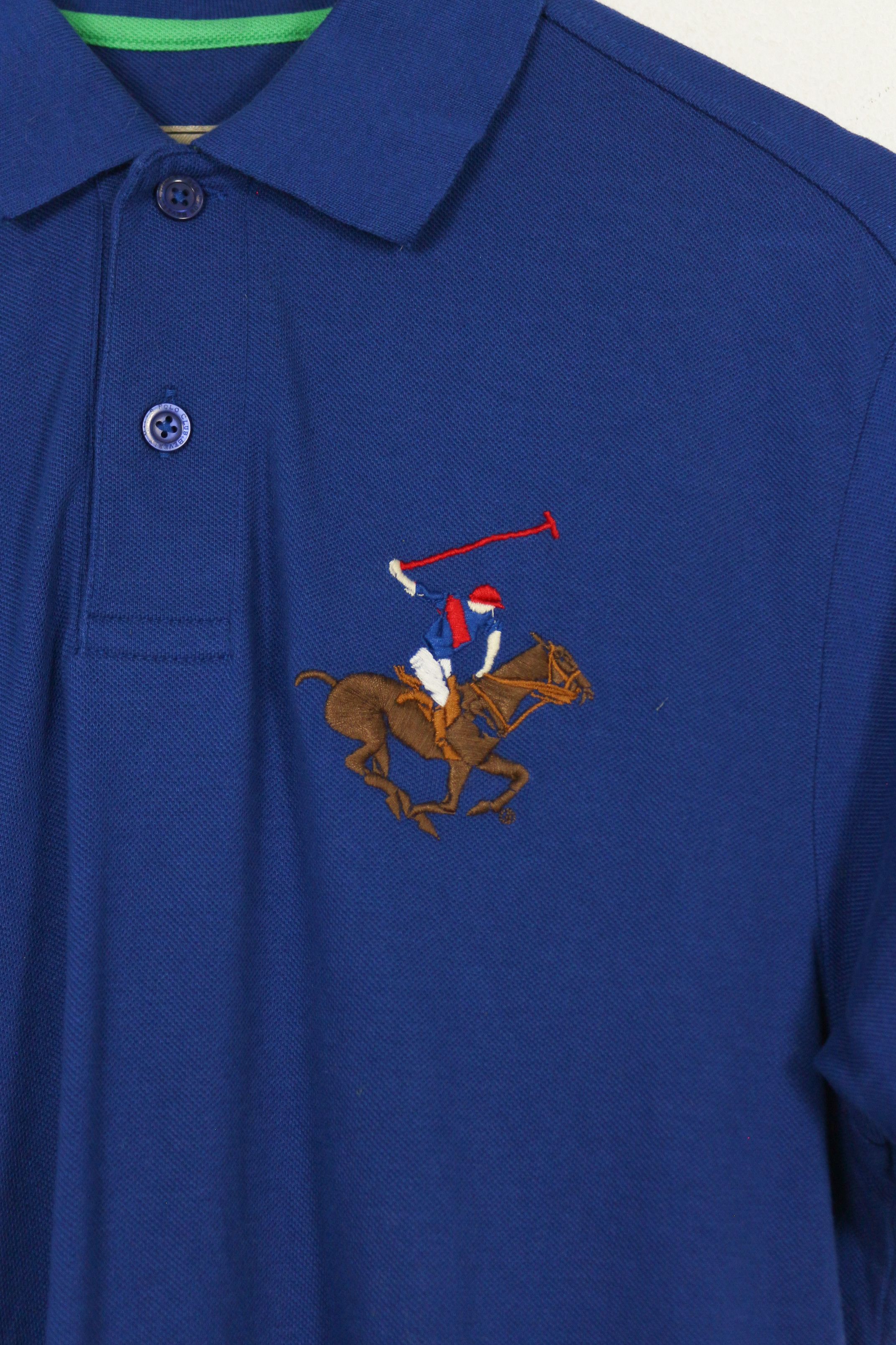 Beverly Hills Polo Club × Vintage Vintage Beverly Hills Polo Club Logo Rugby Polo Shirt NZ Size US L / EU 52-54 / 3 - 2 Thumbnail