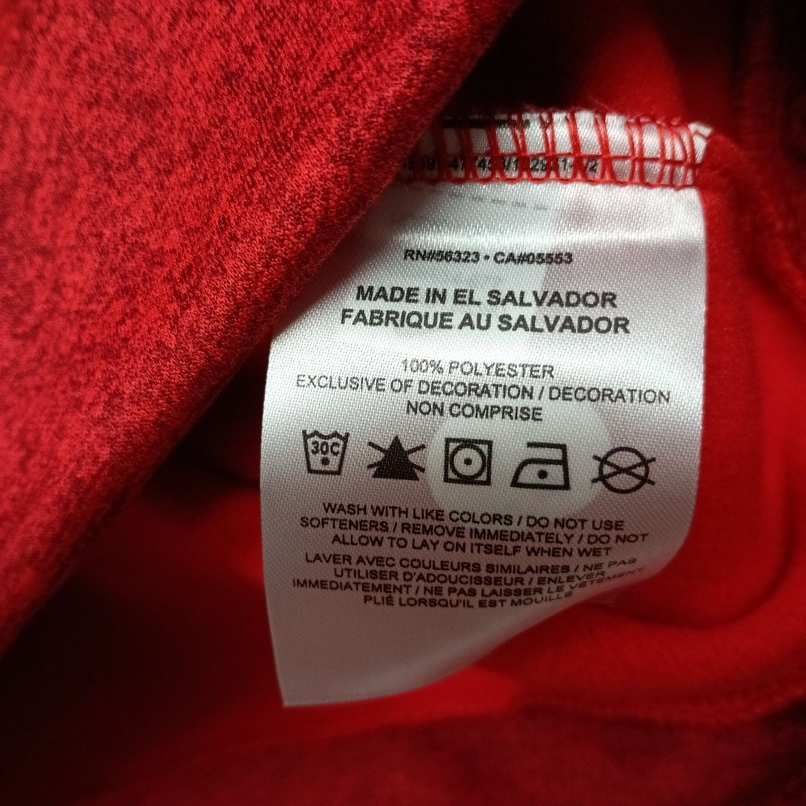 Nike Nike Men’s Therma-Fit Pullover Hoodie Size XL Red Heather Size US XL / EU 56 / 4 - 9 Thumbnail