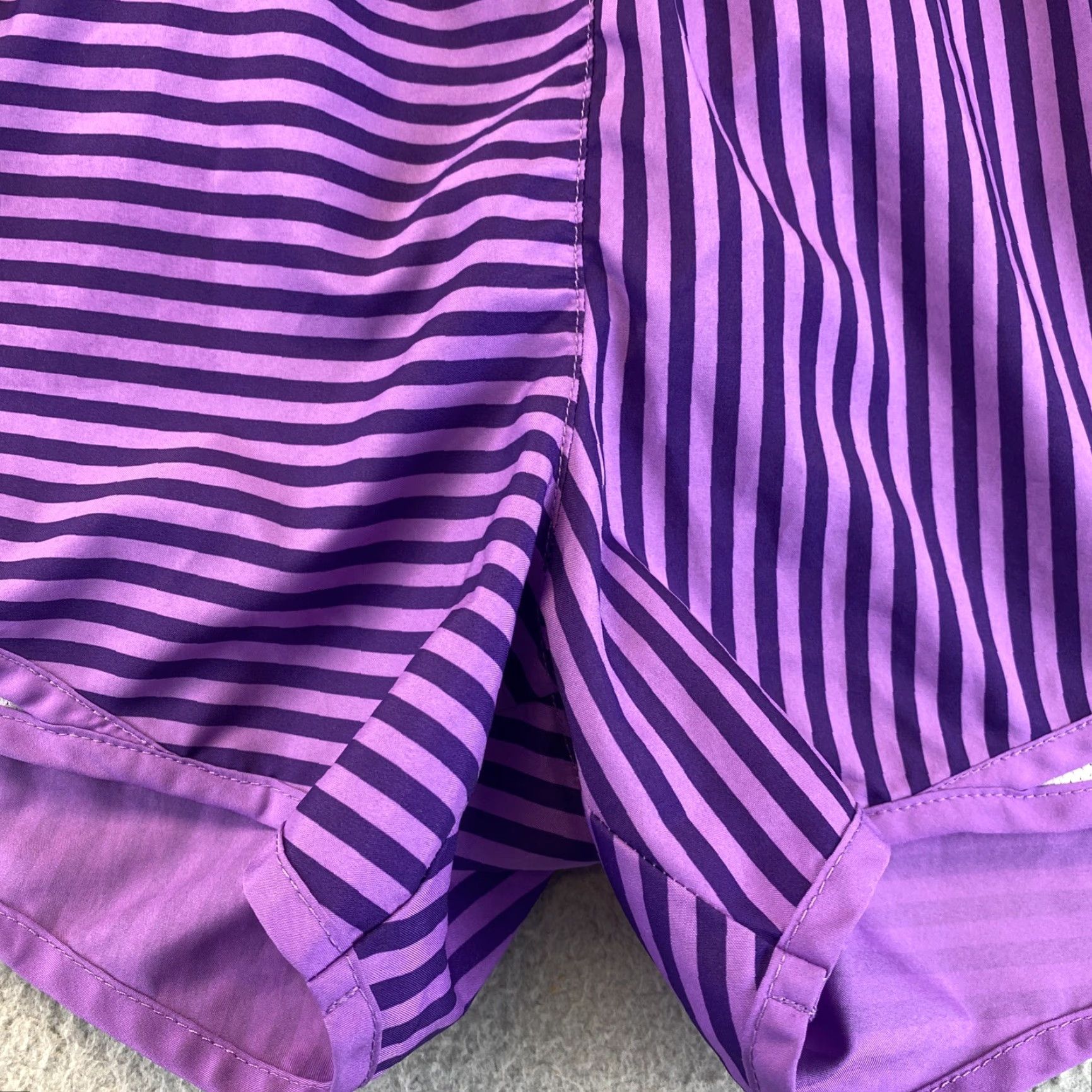 Nike Nike Dri-FIT Running Shorts S Purple White Women's Athletic Activewear Size 28" / US 6 / IT 42 - 3 Thumbnail
