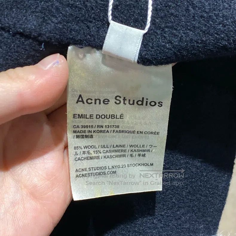 Acne Studios Acne Studios Midnight Blue Cashmere Hooded Coat Size XXS / US 00 / IT 34 - 4 Thumbnail