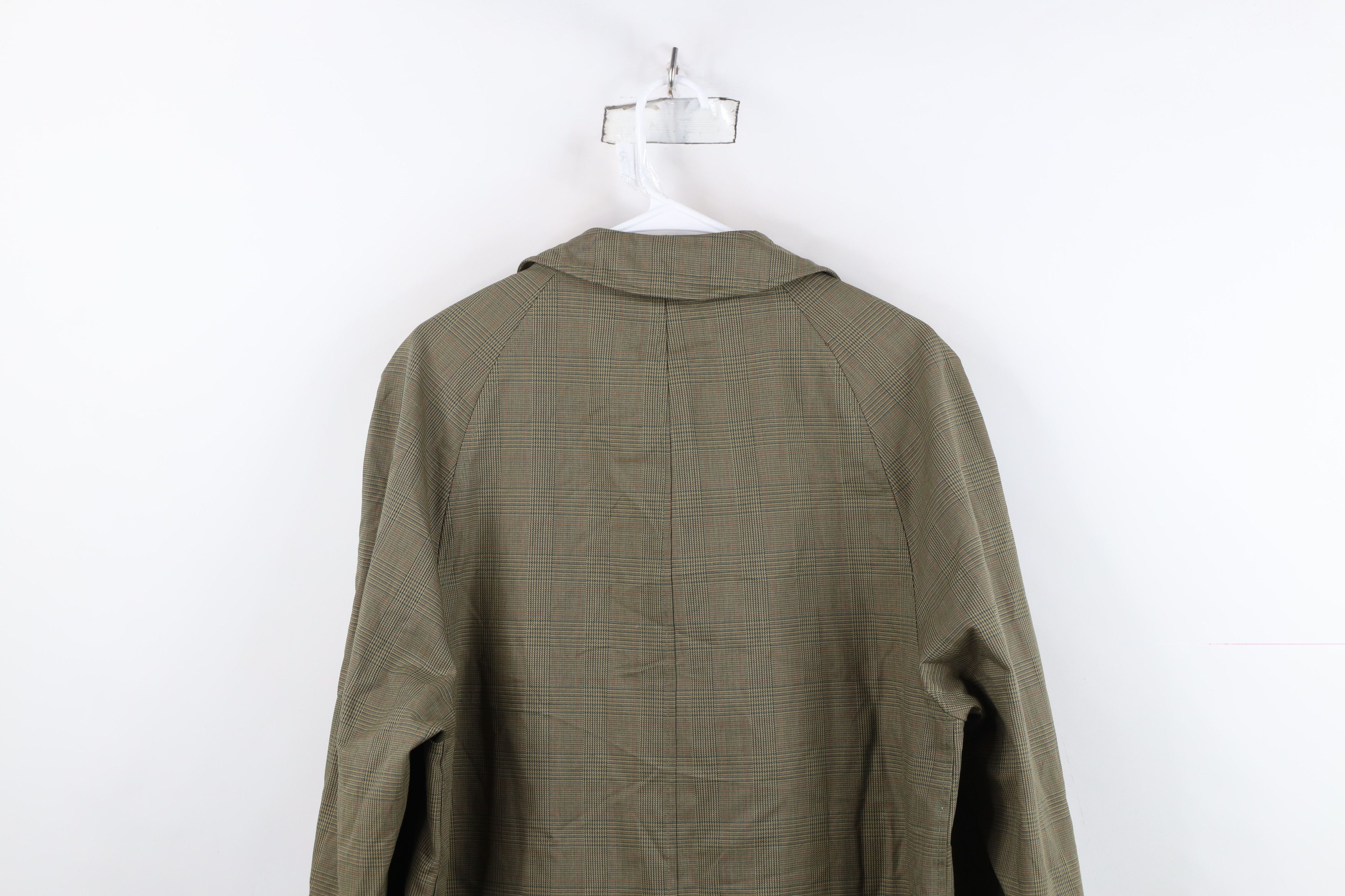 Vintage Vintage 50s 60s Streetwear Houndstooth Paid Trench Coat USA Size US L / EU 52-54 / 3 - 13 Thumbnail