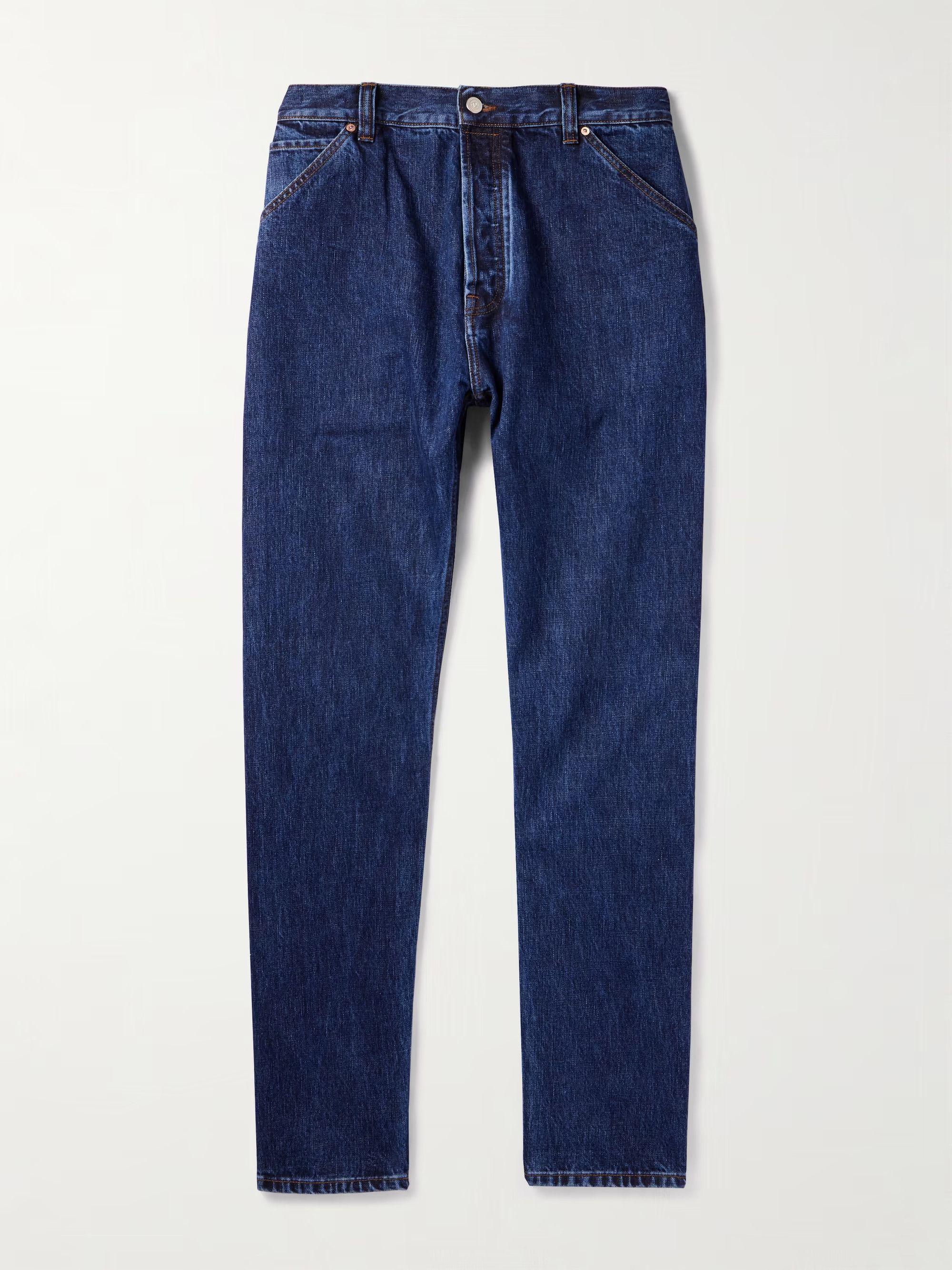 Drake's Stone Wash 14.2oz Japanese Selvedge Denim Five-Pocket Jeans Size US 32 / EU 48 - 7 Thumbnail