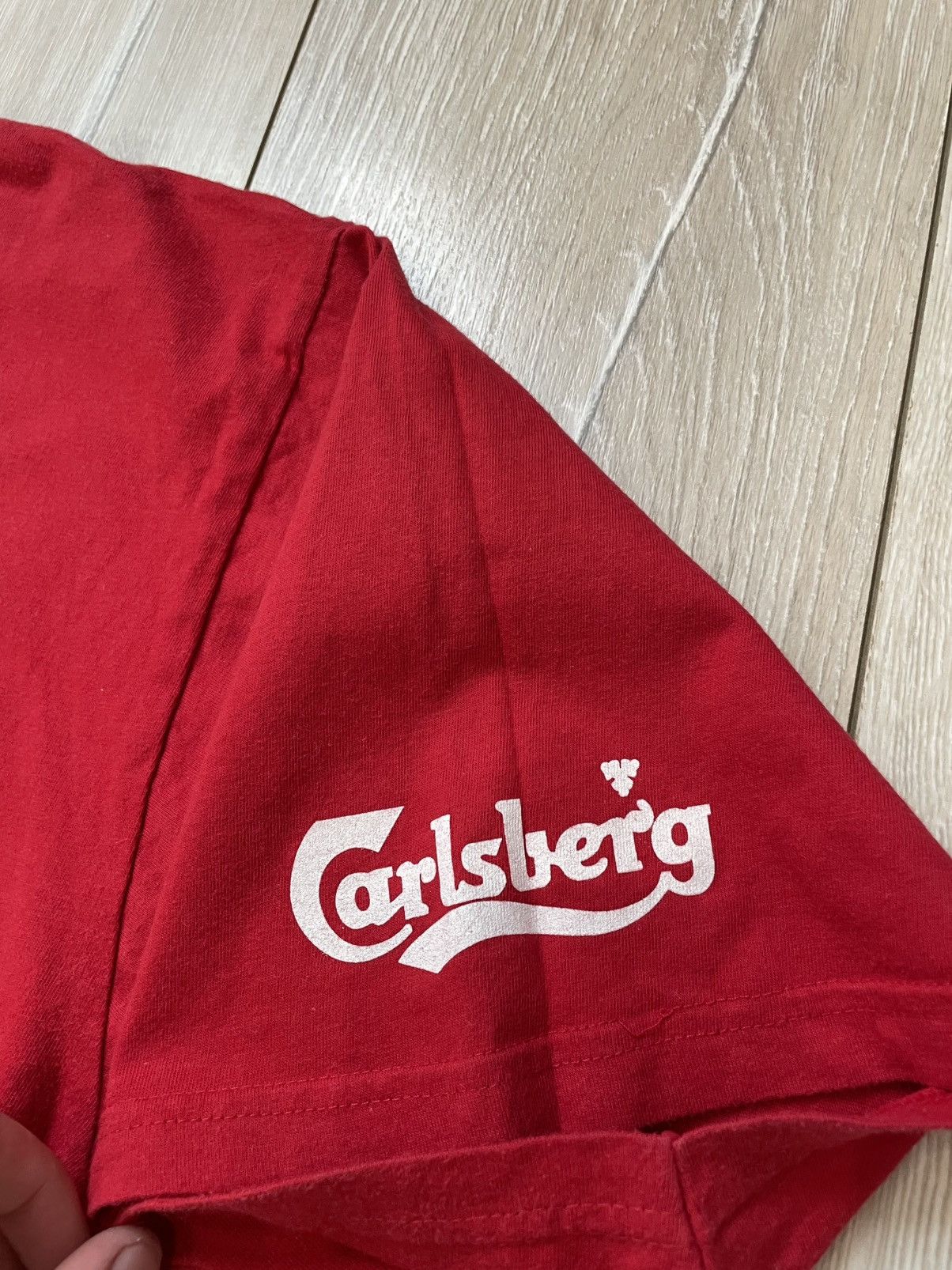 Reebok × Vintage Vintage Reebok Liverpool UEFA 2006 Final Winner Red T-shirt Size US XL / EU 56 / 4 - 4 Thumbnail