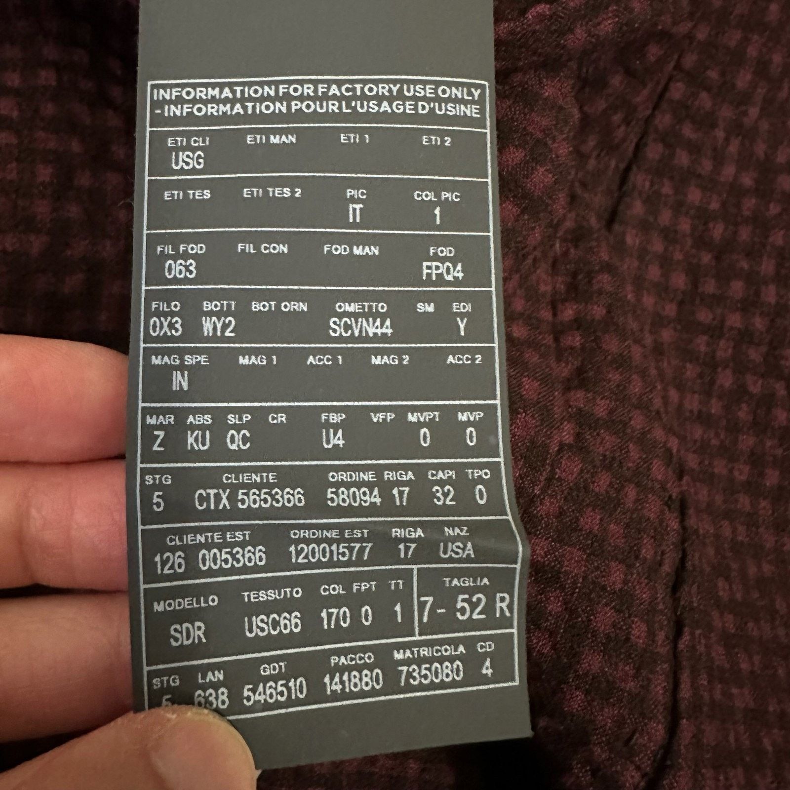 Ermenegildo Zegna ERMENEGILDO ZEGNA Seersucker Blazer Unlined Wool Silk Size 52R - 11 Thumbnail