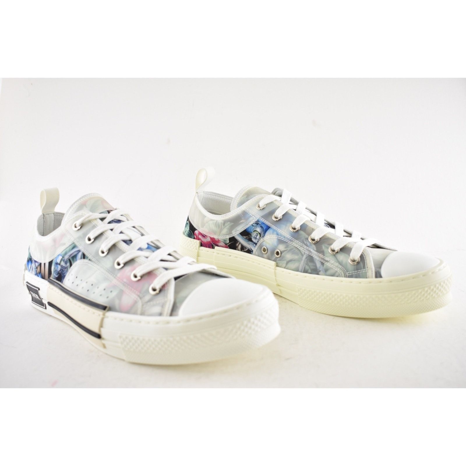 Dior Dior Mens Black Red White Low Top Lace Up Flat Sneaker 44 11 Size US 11 / EU 44 - 3 Thumbnail