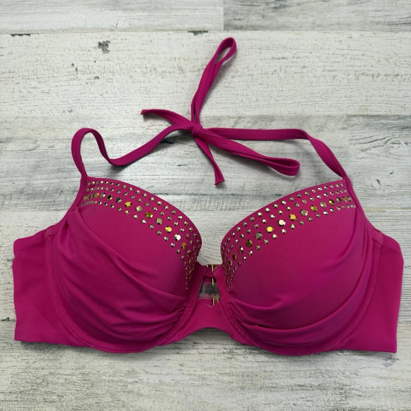 Designer Victoria Secret Push Up Swim Top 36C Size ONE SIZE - 5 Thumbnail