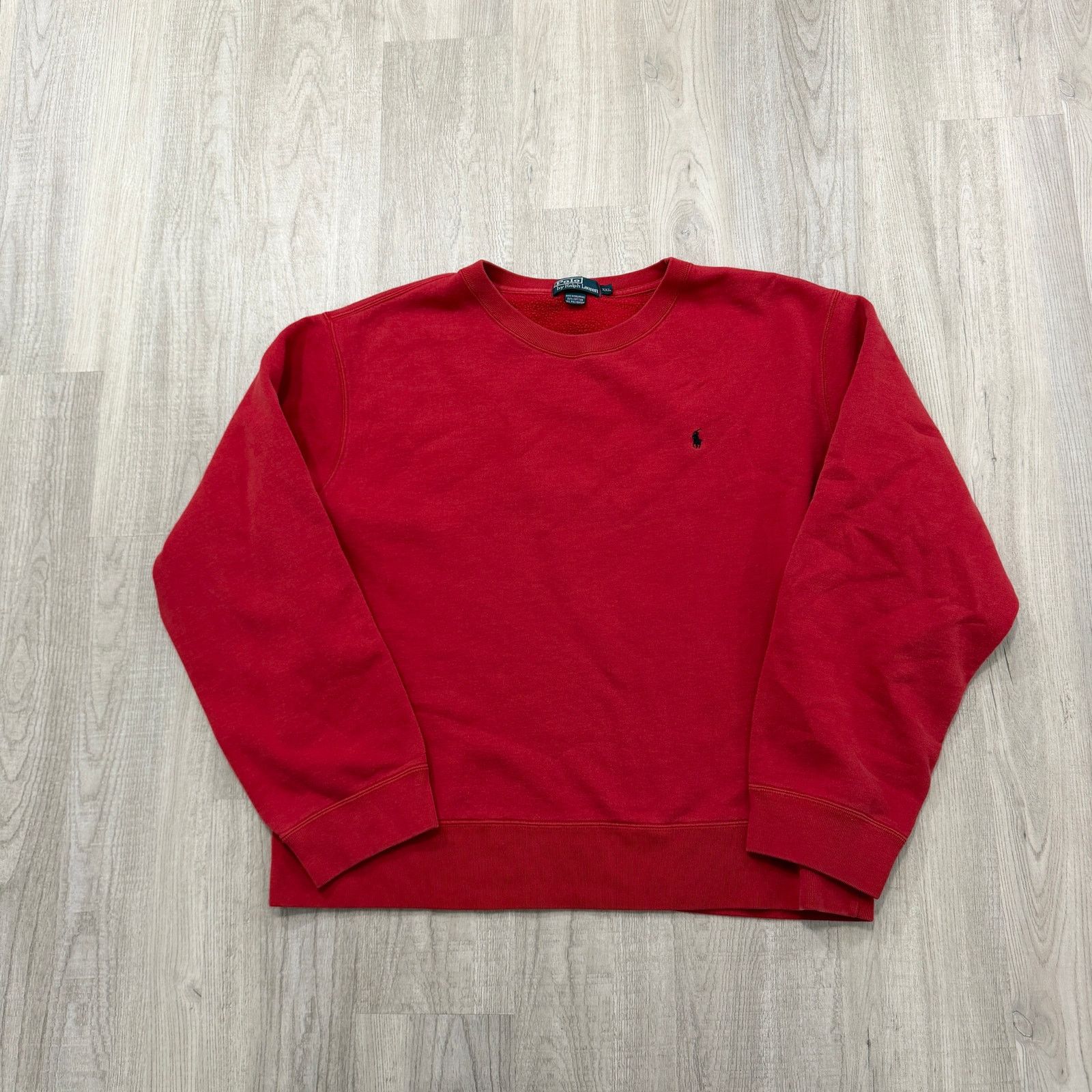 Polo Ralph Lauren Vintage Polo Ralph Lauren Sweatshirt Men's 2XL Red Crewneck Size US XXL / EU 58 / 5 - 1 Thumbnail